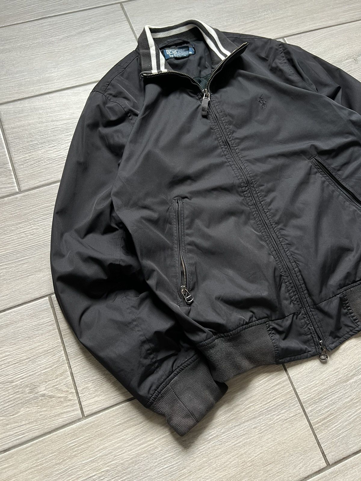 Polo Ralph Lauren Polo Ralph Lauren Bomber Jacket Vintage Black Size US S / EU 44-46 / 1 - 3 Thumbnail