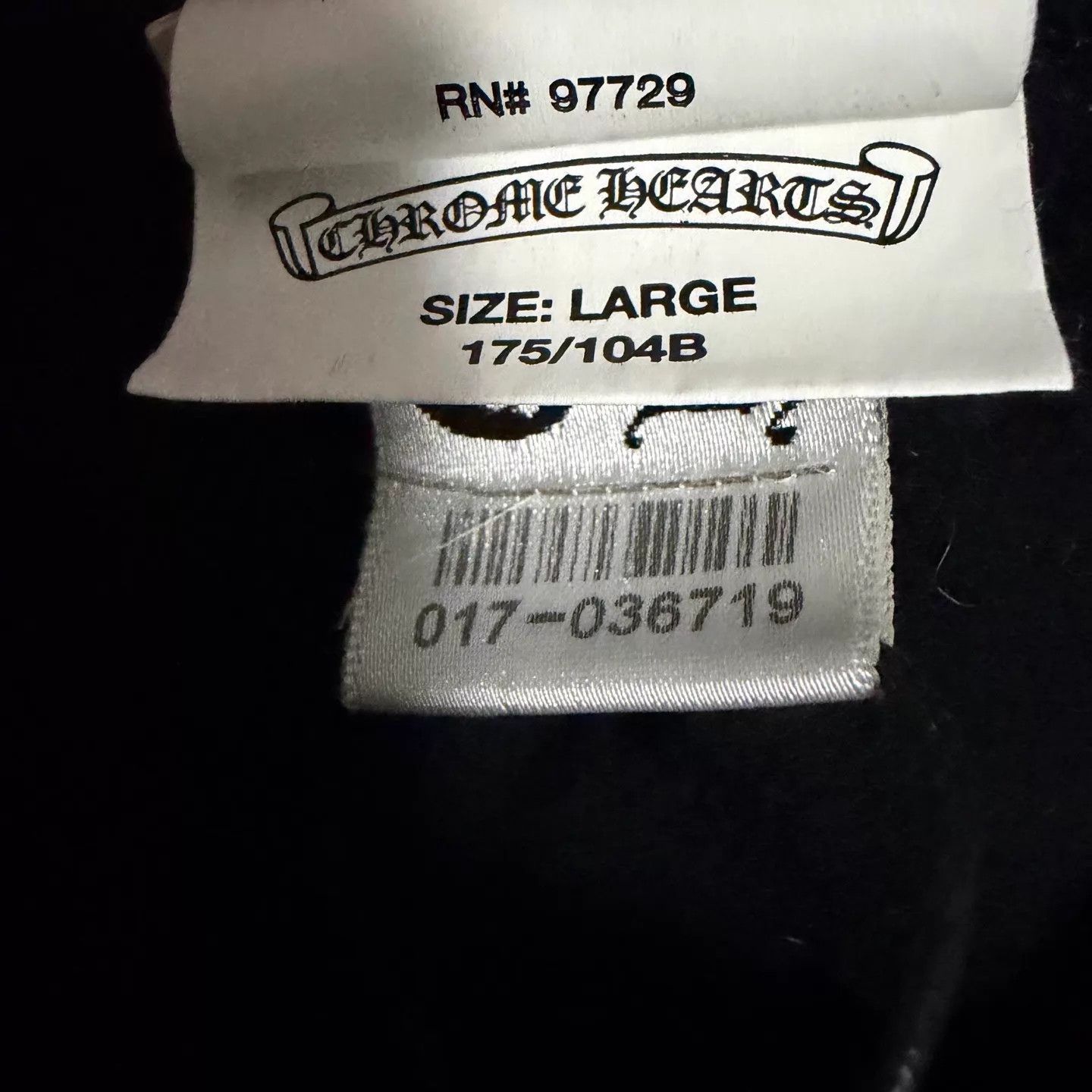 Chrome Hearts Chrome Hearts Black Horseshoe Back 3-Ele Hoodie L Size US L / EU 52-54 / 3 - 5 Thumbnail