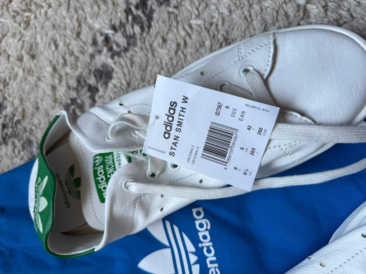 Balenciaga Balenciaga Adidas stan smith green Size US 9 / EU 42 - 6 Thumbnail