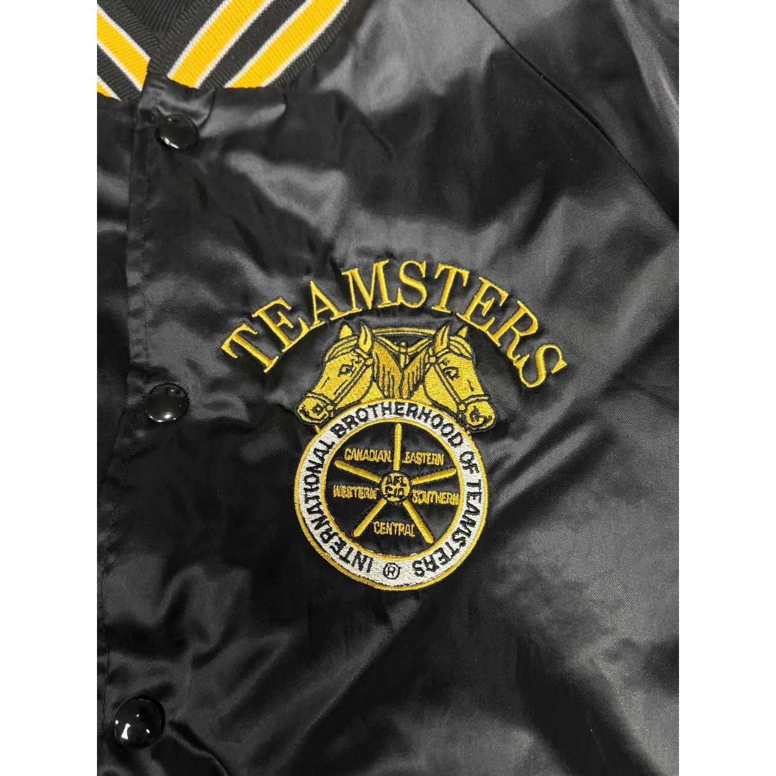 & Other Stories Vintage Teamsters King Louie Sz XL USA Black Jacket Size US XL / EU 56 / 4 - 7 Thumbnail