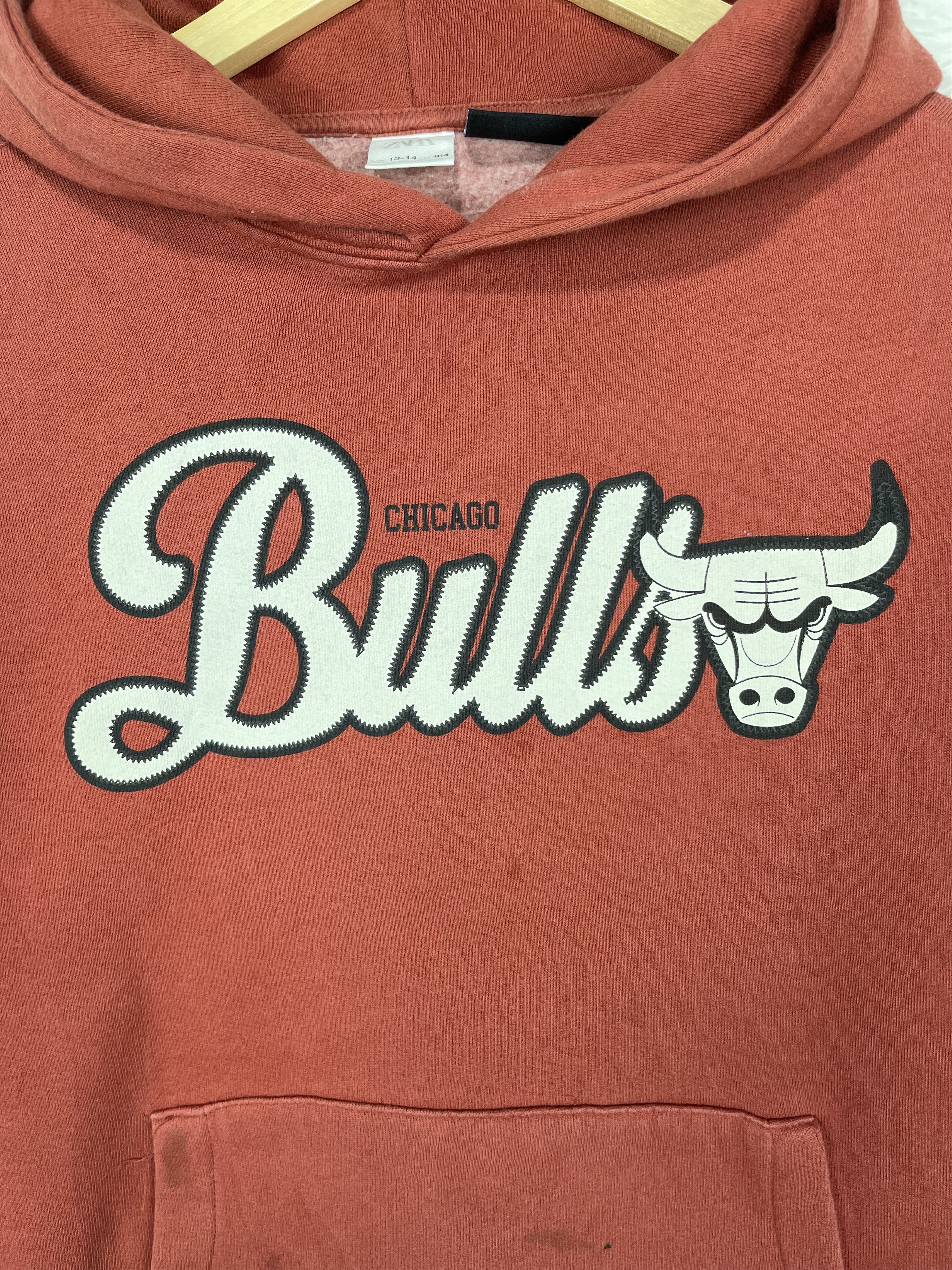 Zara Vintage Zara x NBA Chicago Bulls Hoodie Sweatshirt AS0013 Size US S / EU 44-46 / 1 - 6 Thumbnail