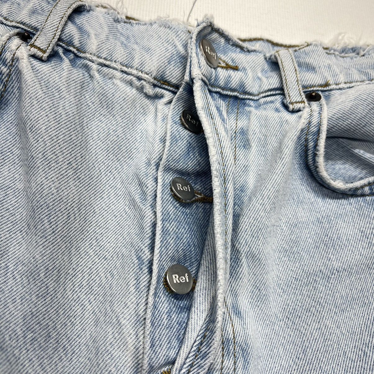 Reformation Reformation Jeans Blue Cynthia High Rise Relaxed Denim Rip Size 29" - 10 Thumbnail