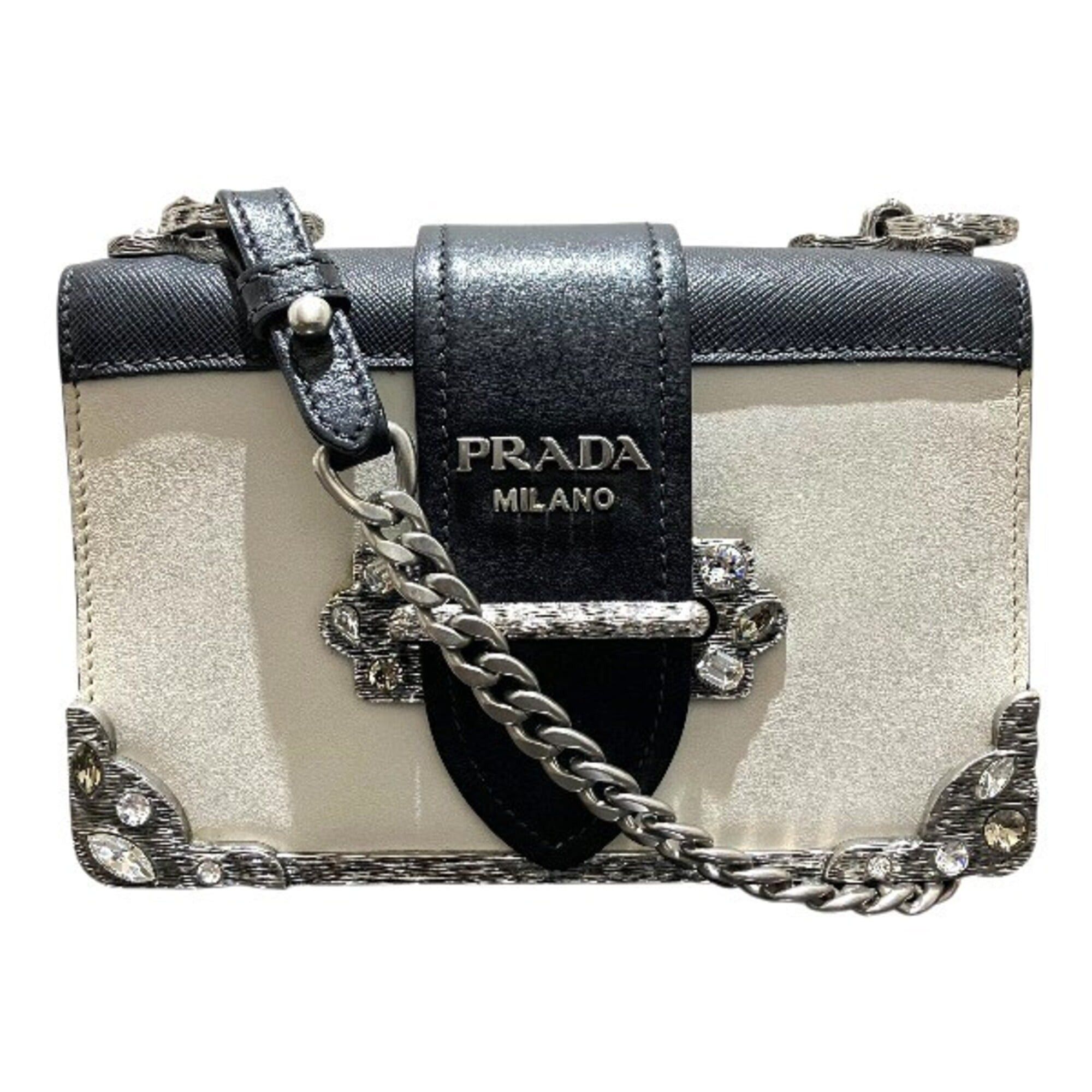 Prada Prada Cahier 1BD045 Handbag Shoulder Bag for Women Size ONE SIZE - 1 Thumbnail