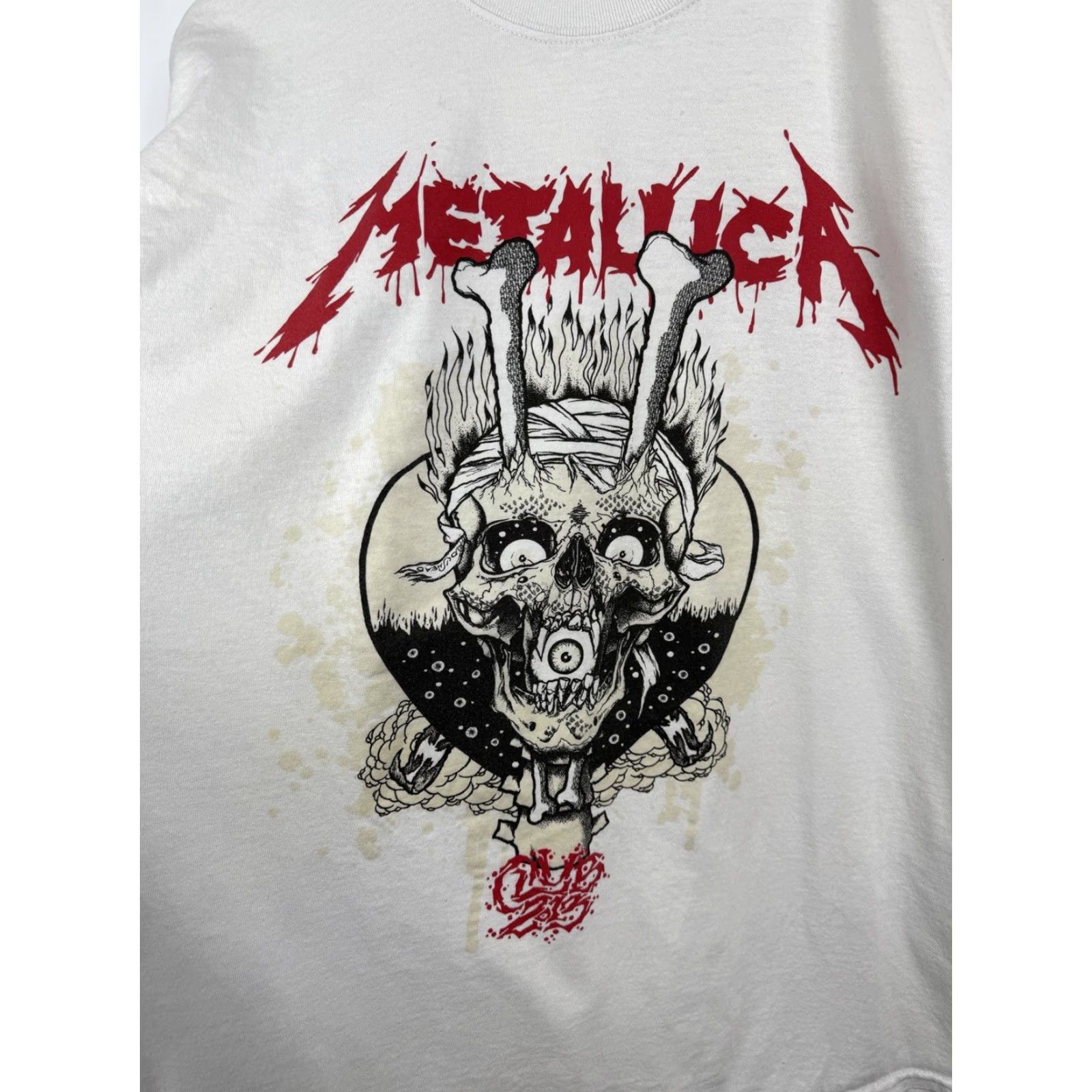 Vintage VINTAGE Metallica T-Shirt XL White Men Large Y2K Soon You’ll Please Their Appetite US Flag Size US XL / EU 56 / 4 - 4 Thumbnail