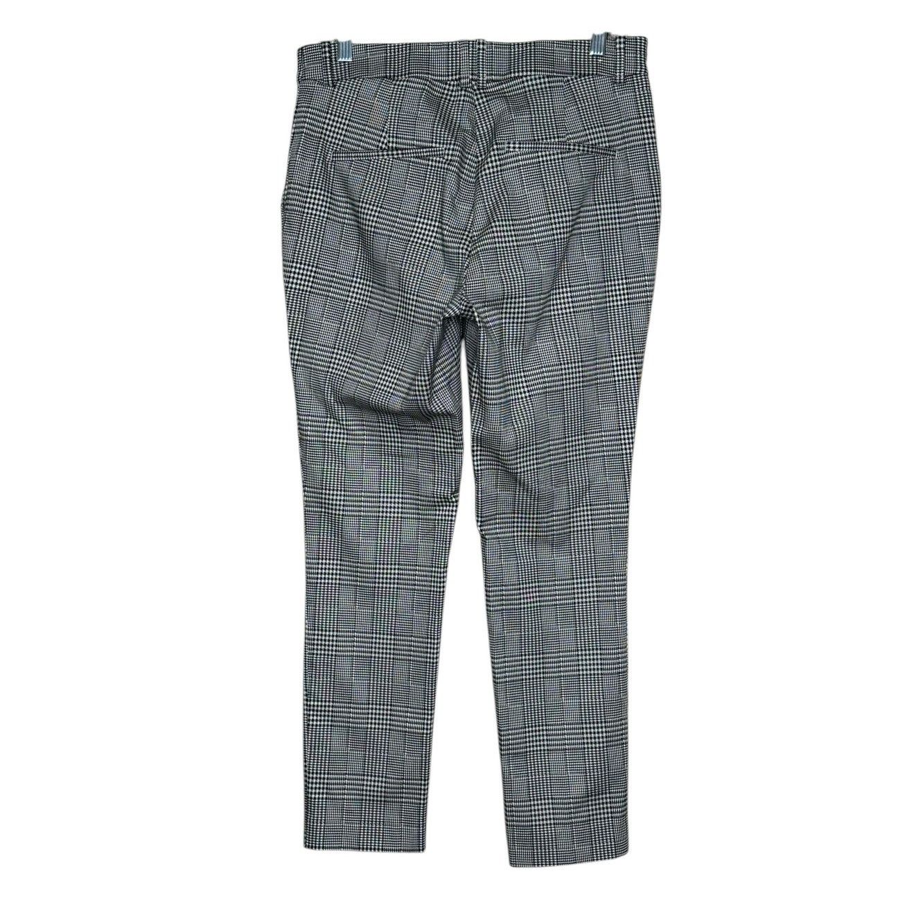 H&M H&M black white plaid straight legs pants size 10 Size 32" / US 10 / IT 46 - 8 Thumbnail