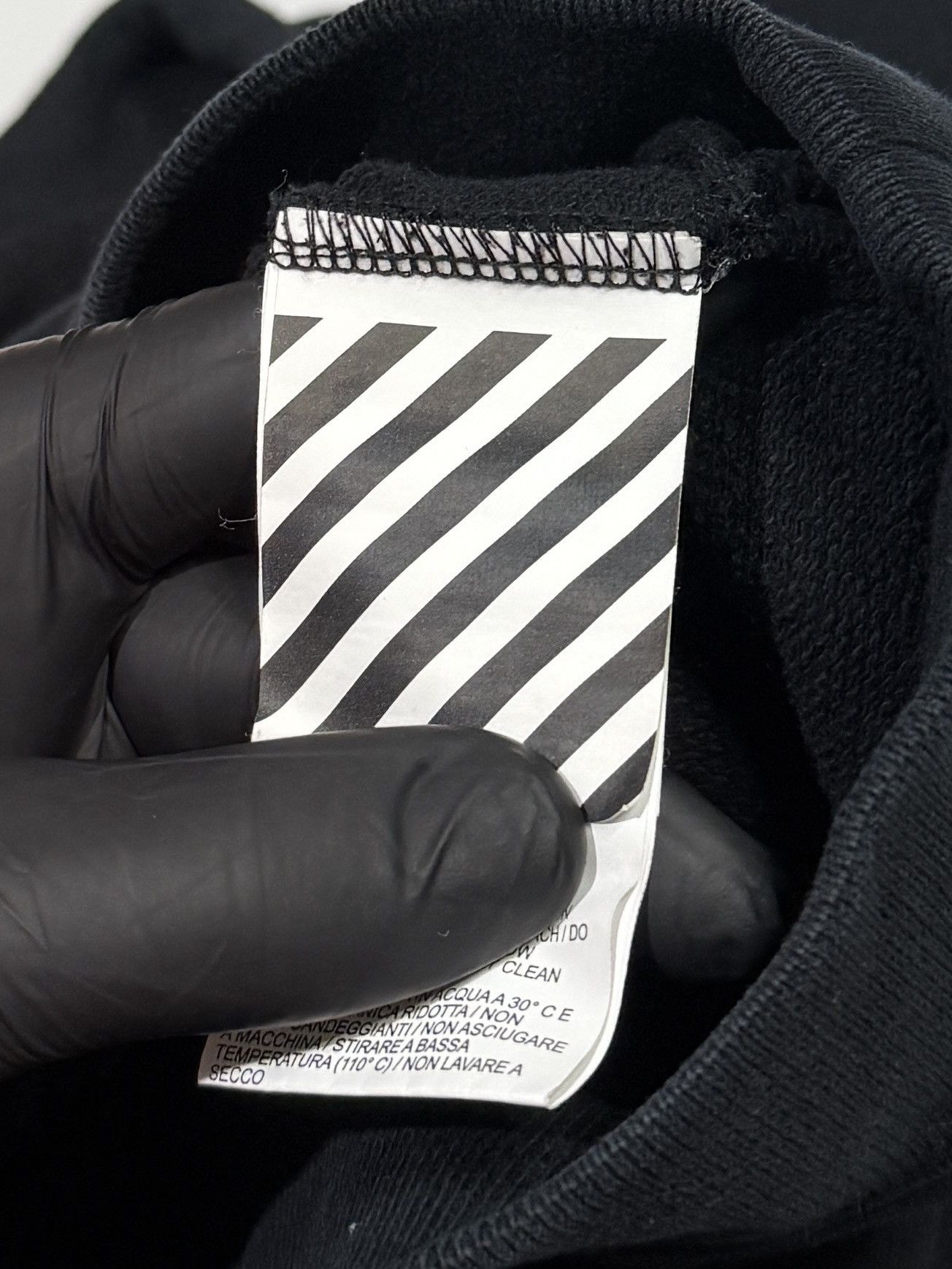Off-White Off-White Diagonal Split logo hoodie Size US S / EU 44-46 / 1 - 7 Thumbnail