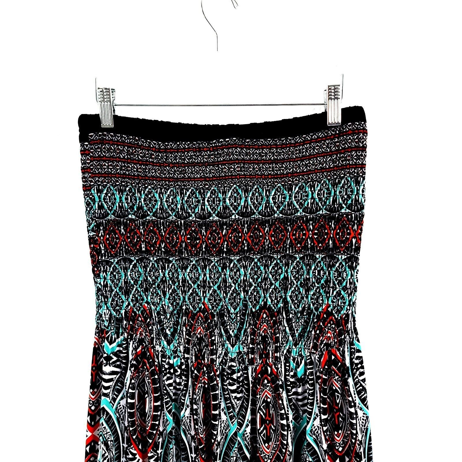 Designer Mlle Gabrielle Black White Red Blue Jumpsuit Geometric Dress Size XL / US 12-14 / IT 48-50 - 3 Thumbnail