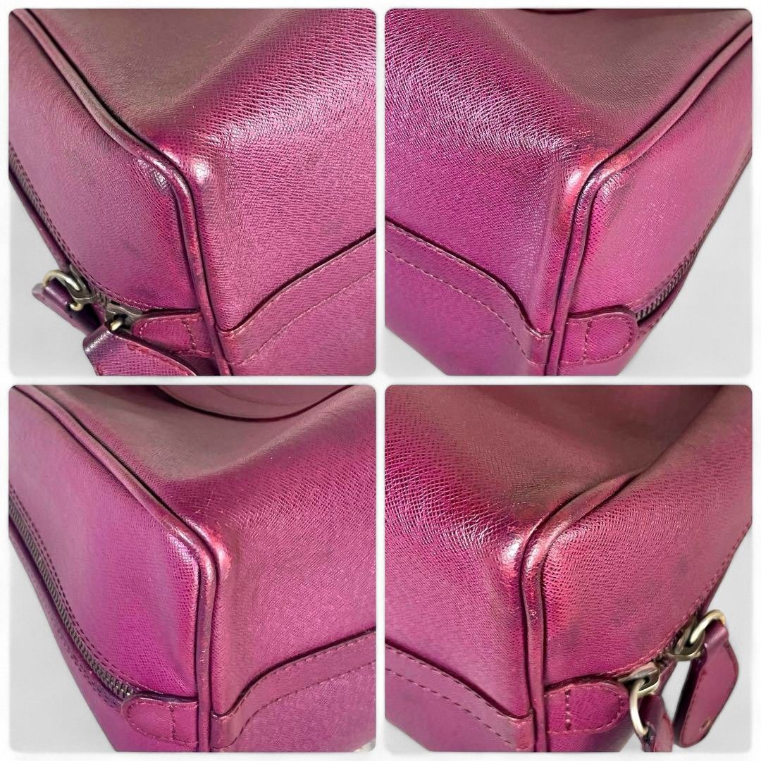 Dior Christian Dior - Cadena Dark Red Handbag Boston Leather Size ONE SIZE - 5 Thumbnail
