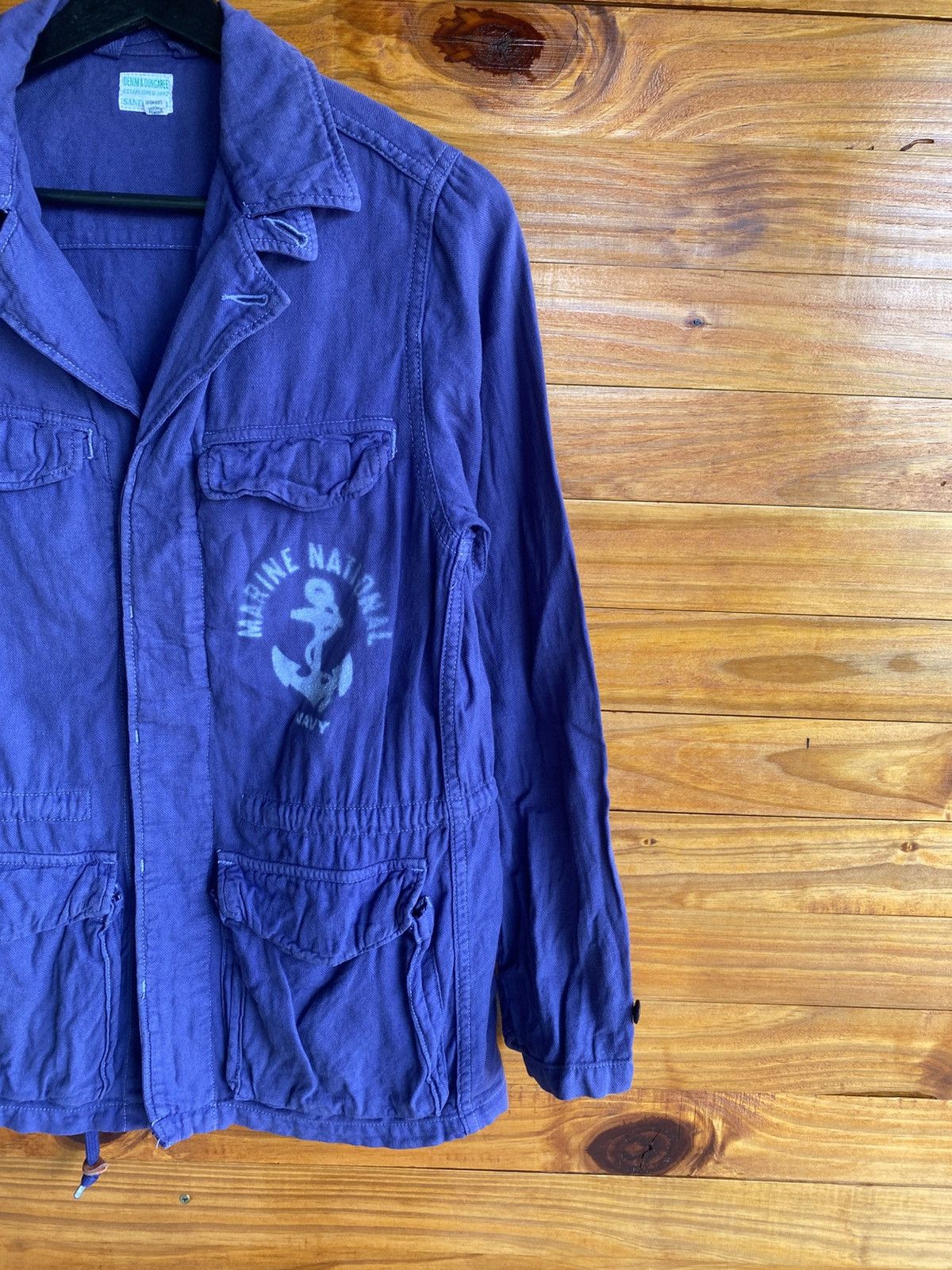 Japanese Brand Vintage Denim & Dungaree Navy Blue Utility Jacket Sanforized Size US XS / EU 42 / 0 - 6 Thumbnail