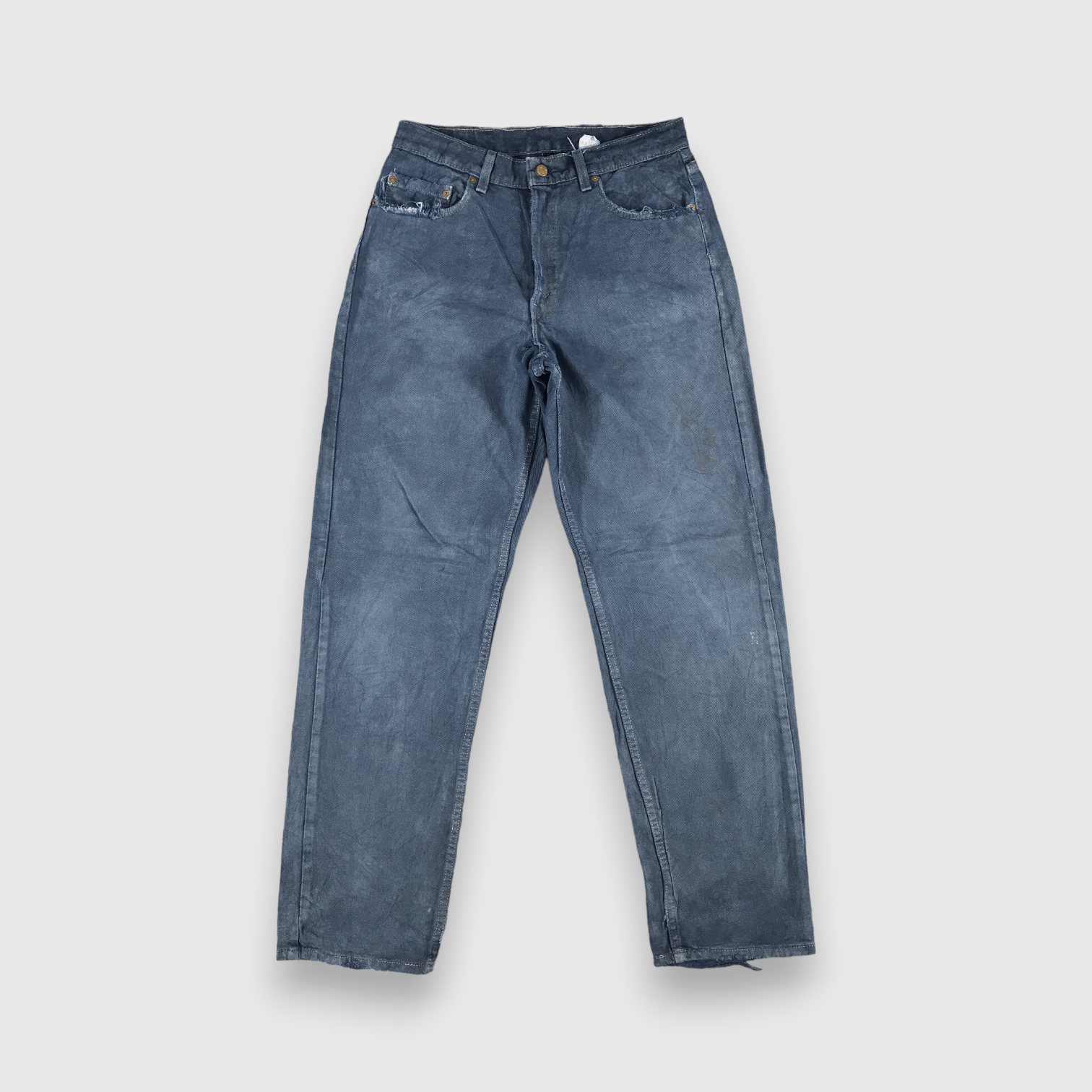 Levi's 90s Vintage Blue Wash Levis 554 Jeans-J2178 Size US 33 - 1 Thumbnail