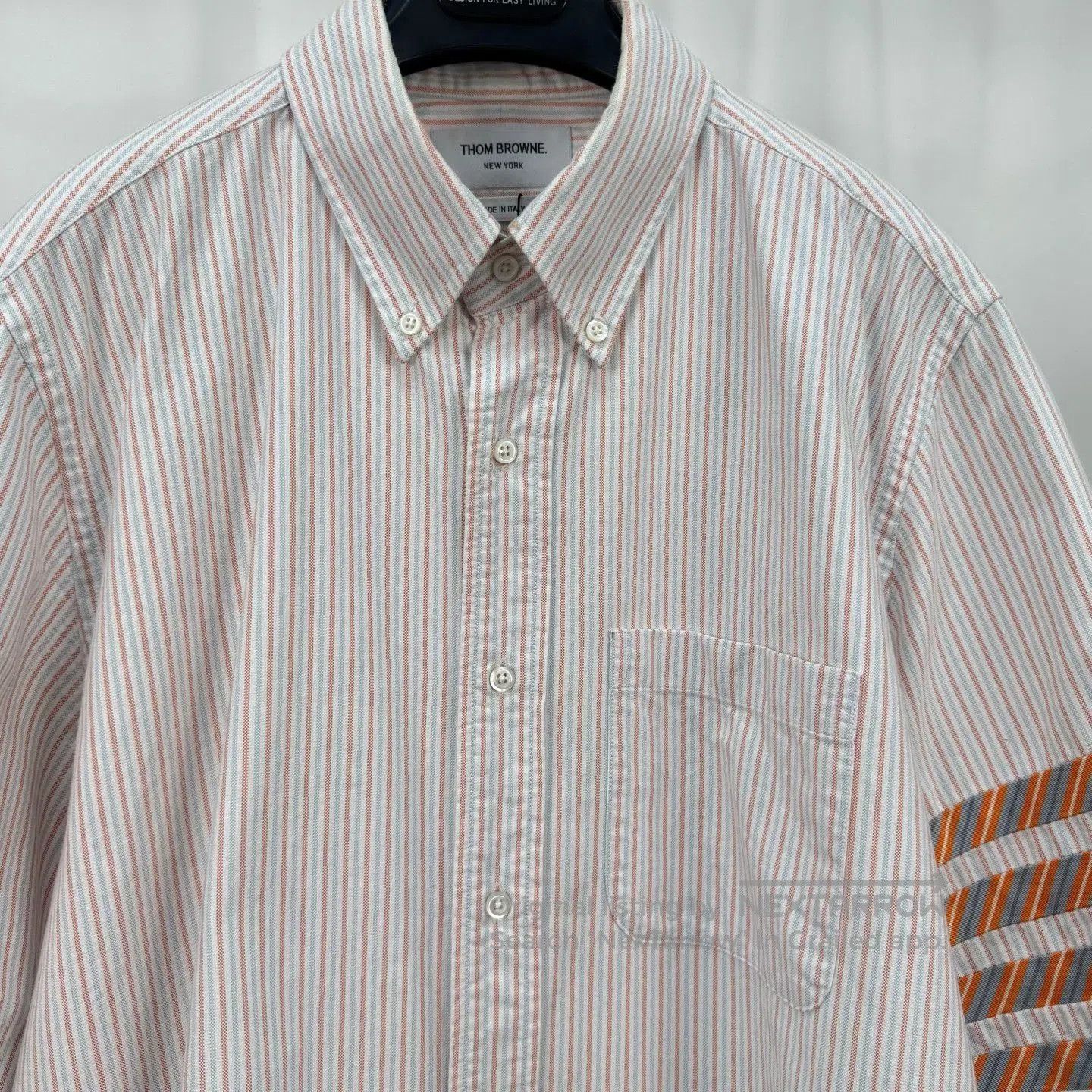 Thom Browne Thom Browne 25SS Striped Four-Bar Short Shirt. Size US XL / EU 56 / 4 - 3 Thumbnail