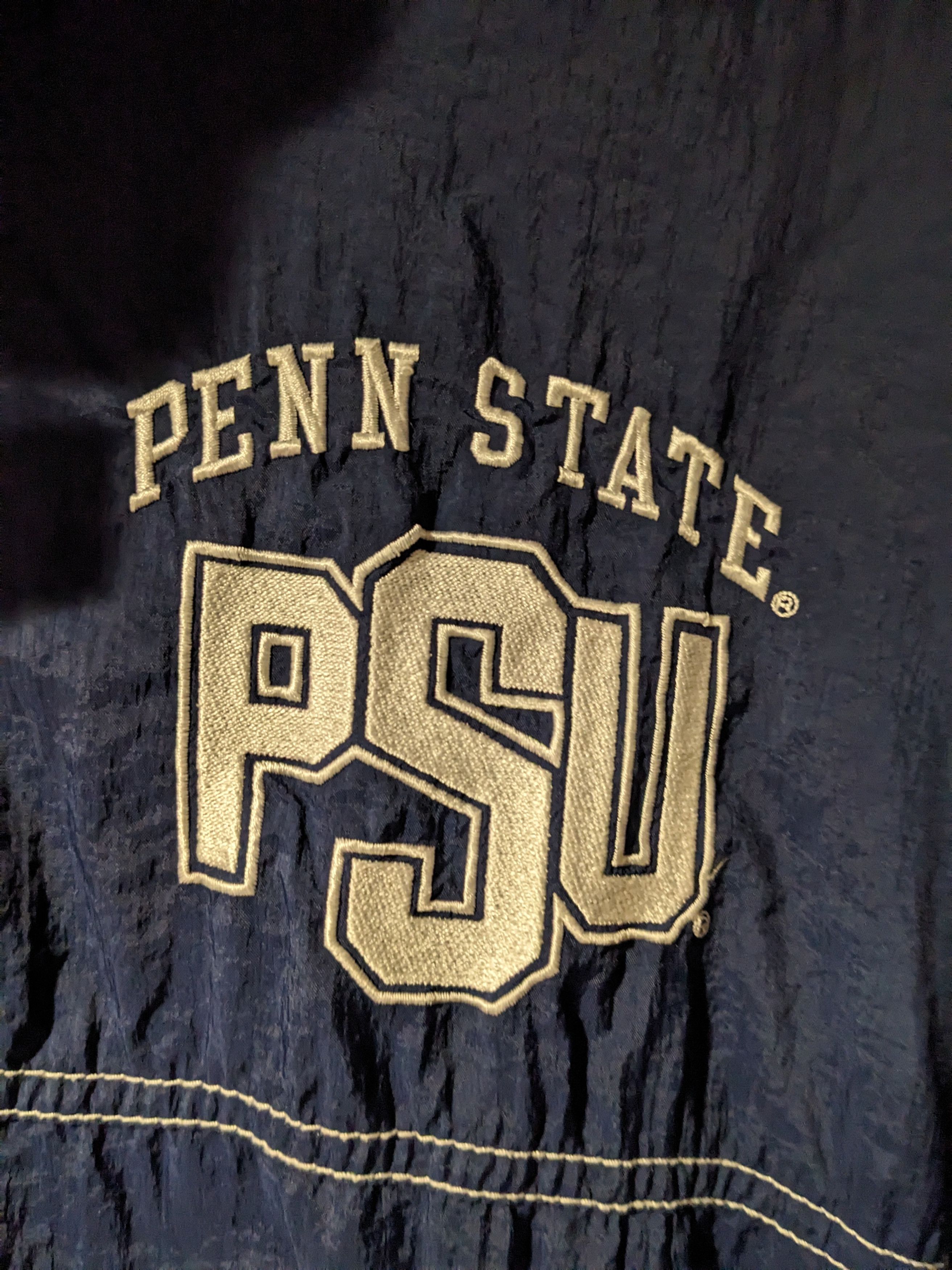 Nike × Vintage Vintage Y2K Penn State University Nike Windbreaker Jacket Size US L / EU 52-54 / 3 - 2 Thumbnail