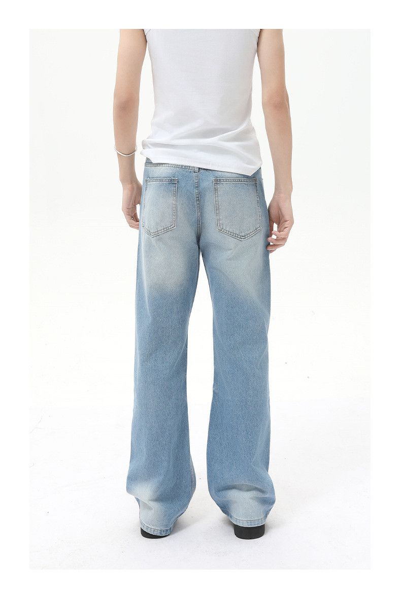 Japanese Brand × Jean Japanese retro fashionable ripped casual flared washed jeans Size US 32 / EU 48 - 4 Thumbnail