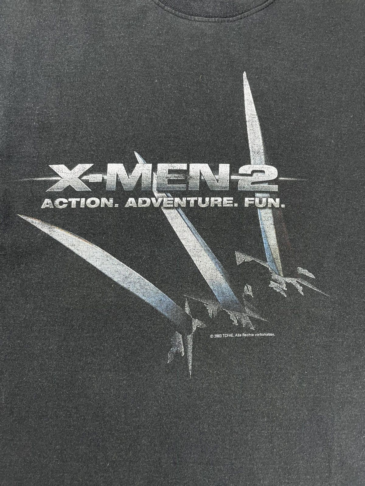 Marvel Comics × Vintage Vintage 2003 X-Men Logo Tee T-shirt Size US L / EU 52-54 / 3 - 4 Thumbnail
