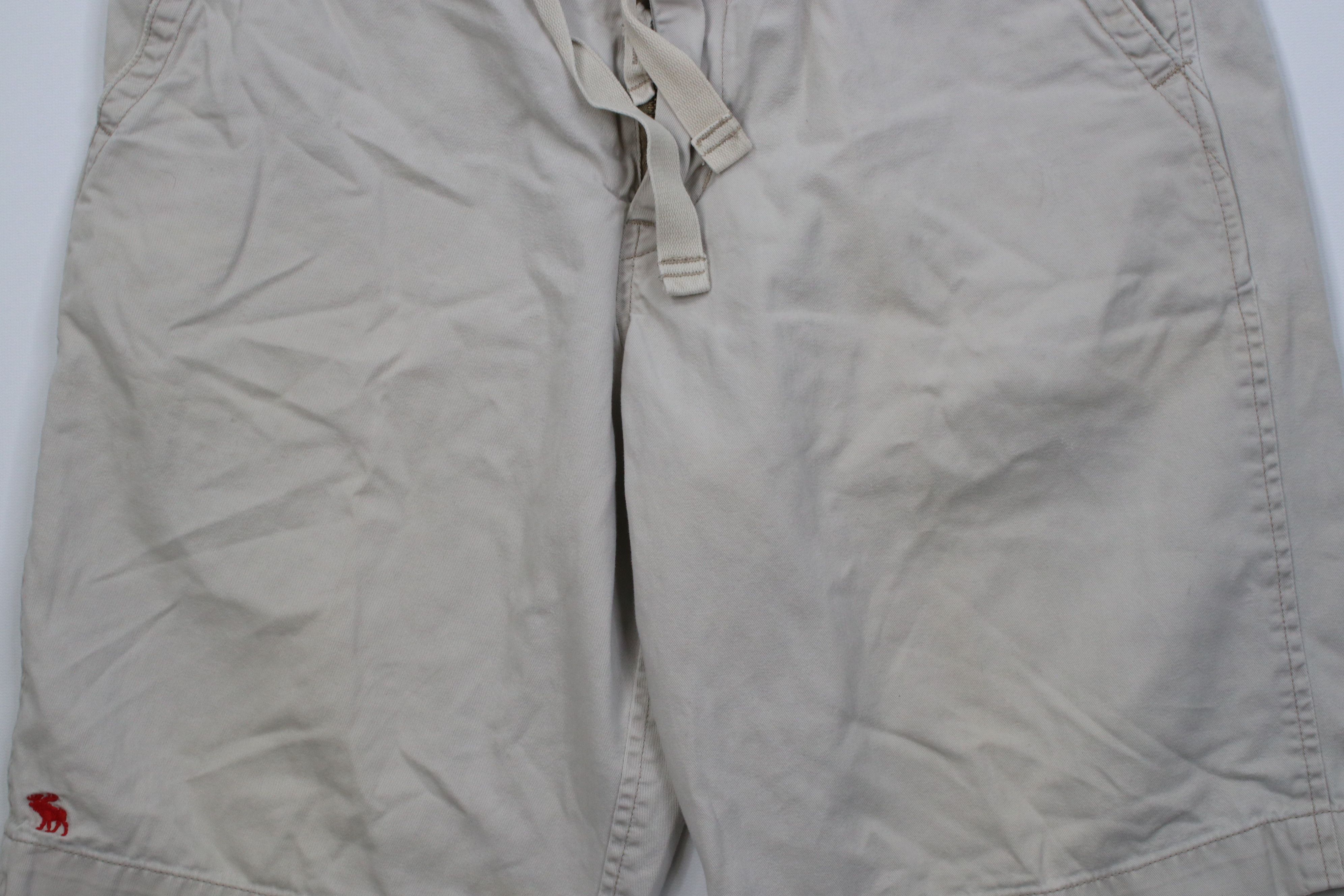 Abercrombie & Fitch Vintage 90s Y2K Abercrombie & Fitch Heavy Chino Shorts Beige Size US 30 / EU 46 - 3 Thumbnail
