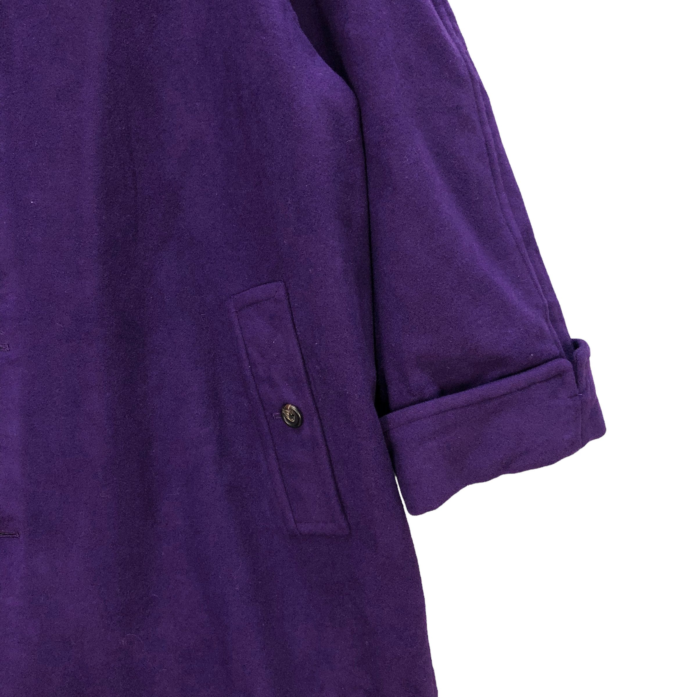 Ralph Lauren RALPH LAUREN PURPLE WOOL LONG COAT #7345-131 Size US L / EU 52-54 / 3 - 5 Thumbnail
