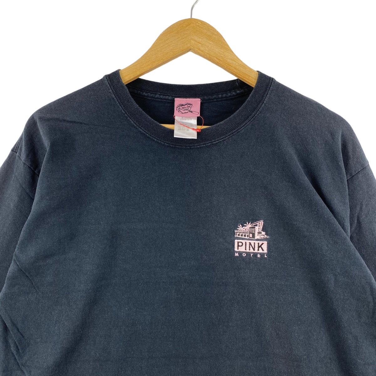 Japanese Brand Vintage RNA Alternative Pink Motel Long Sleeve Art Japanese Size US M / EU 48-50 / 2 - 2 Thumbnail