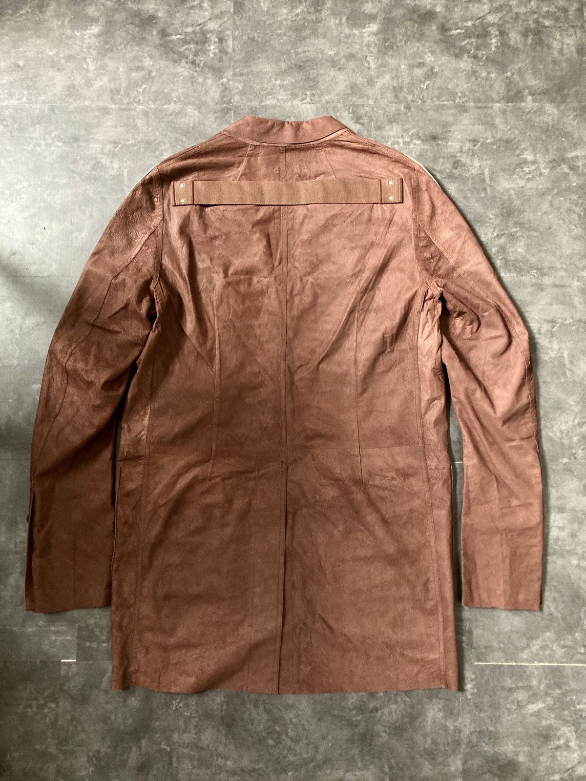 Rick Owens SS 21 "PHLEGETHON" Runway Blistered Lamb Leather Lido Jacket Size US M / EU 48-50 / 2 - 13 Thumbnail