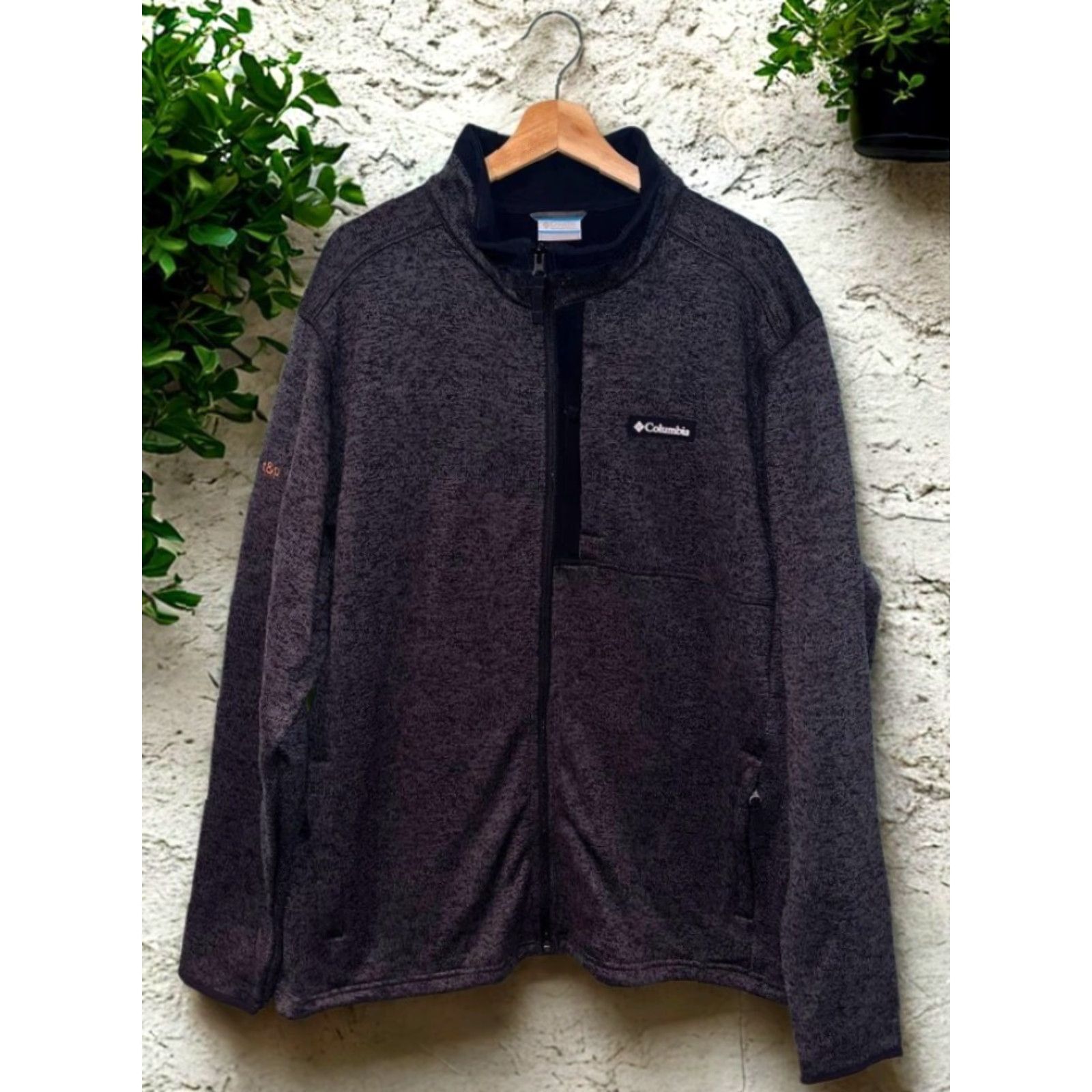 Vintage Columbia Sweater Weather Full Zip Jacket – 2XL – Salesforce Leading T&P – NWOT – Charcoal Heather – Men Size US XXL / EU 58 / 5 - 2 Thumbnail