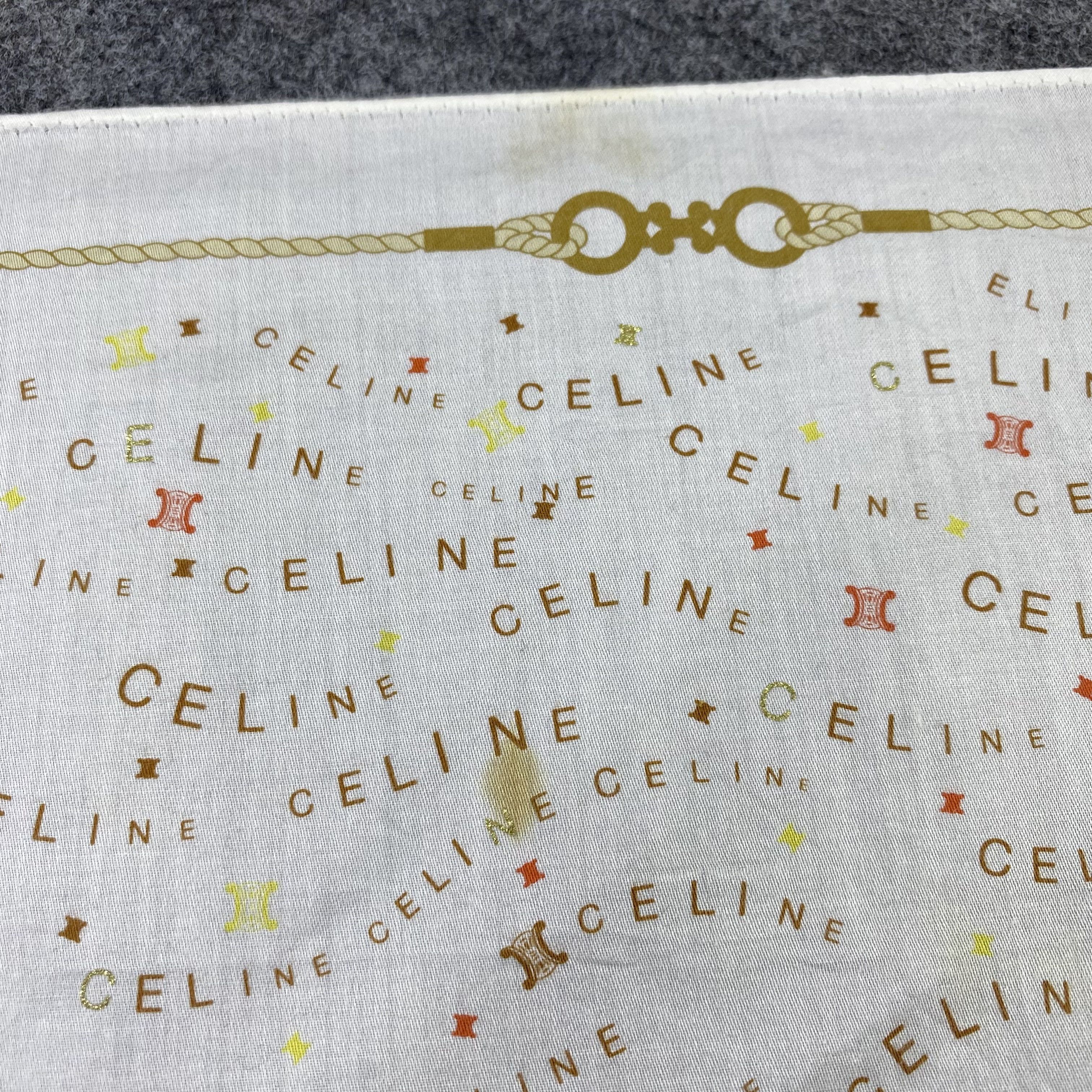 Celine Celine Handkerchief Neckerchief Bandana-B2020 Size ONE SIZE - 8 Thumbnail