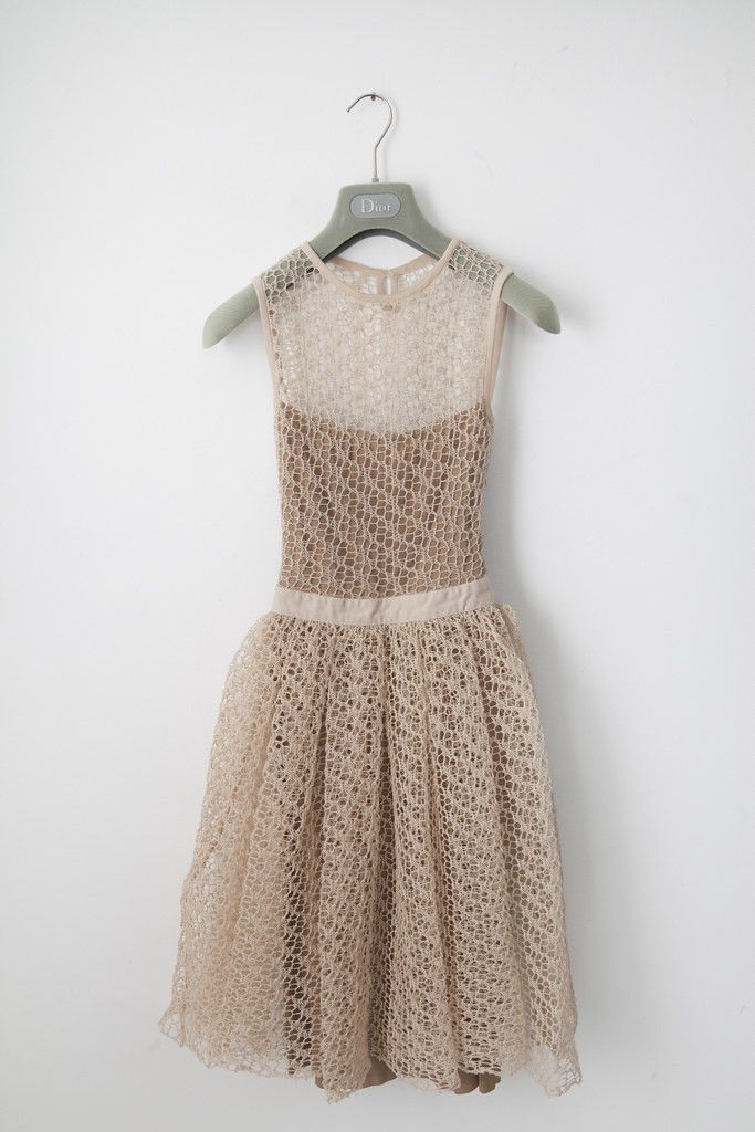 Dior SSS14 nude dress Size XS / US 0-2 / IT 36-38 - 1 Thumbnail