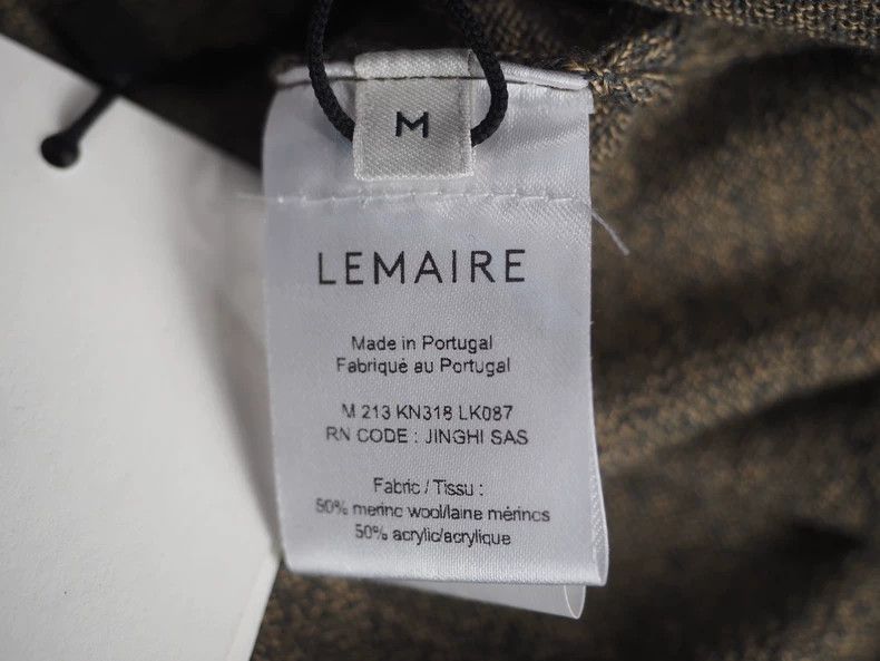 Lemaire LEMAIREBrown wool-blend turtleneck sweater 2502-Nextarrow Size US L / EU 52-54 / 3 - 6 Thumbnail