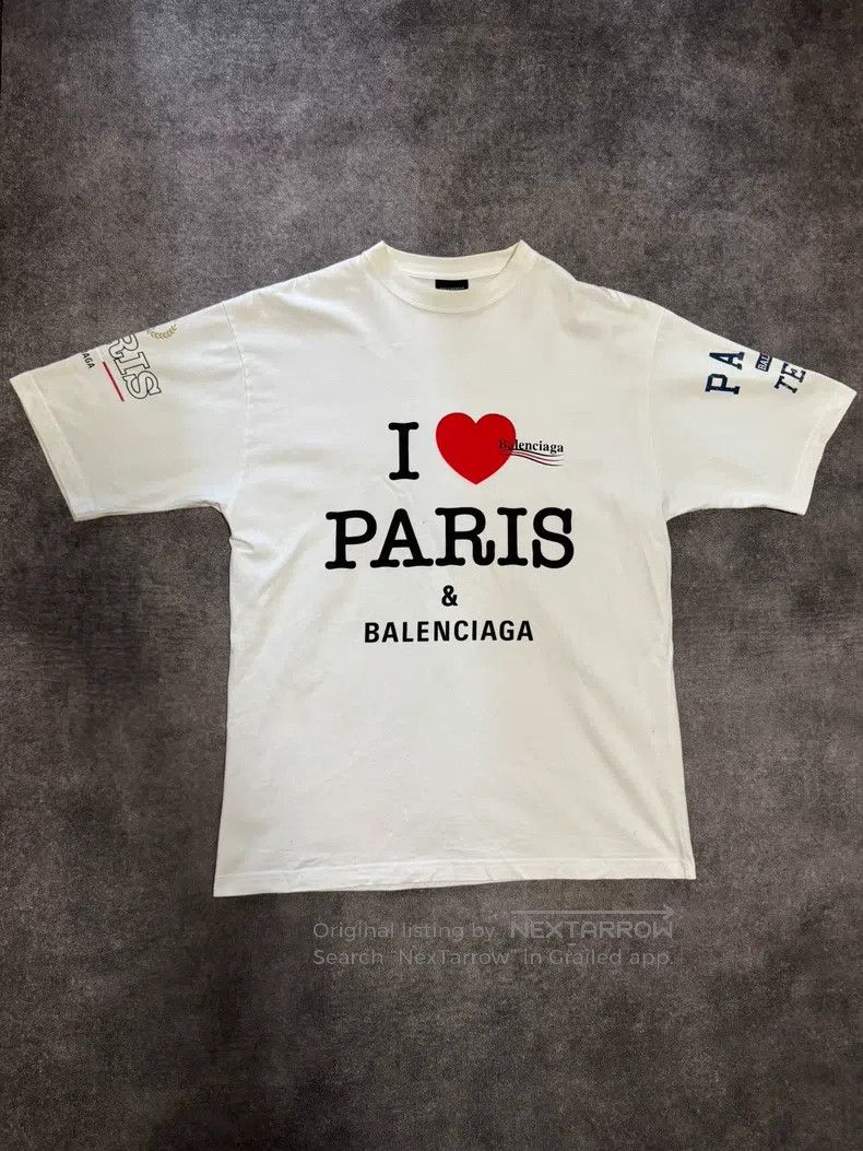 Balenciaga Balenciaga Coke Paris White Short Sleeve Size US XS / EU 42 / 0 - 1 Thumbnail
