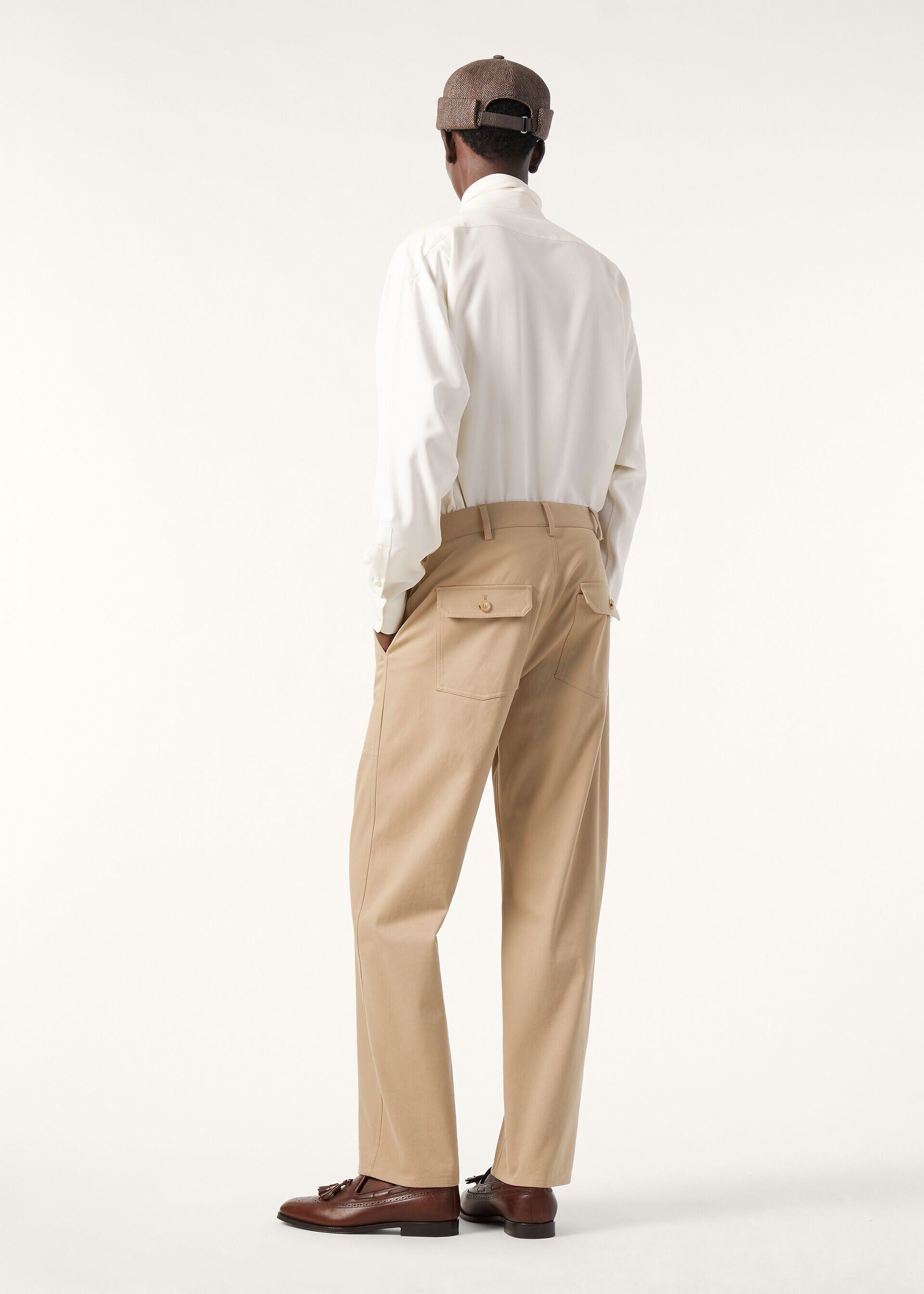 Loro Piana os11x0226 FAR0238 Dustin Pant in Highlander Camel Size US 34 / EU 50 - 5 Thumbnail