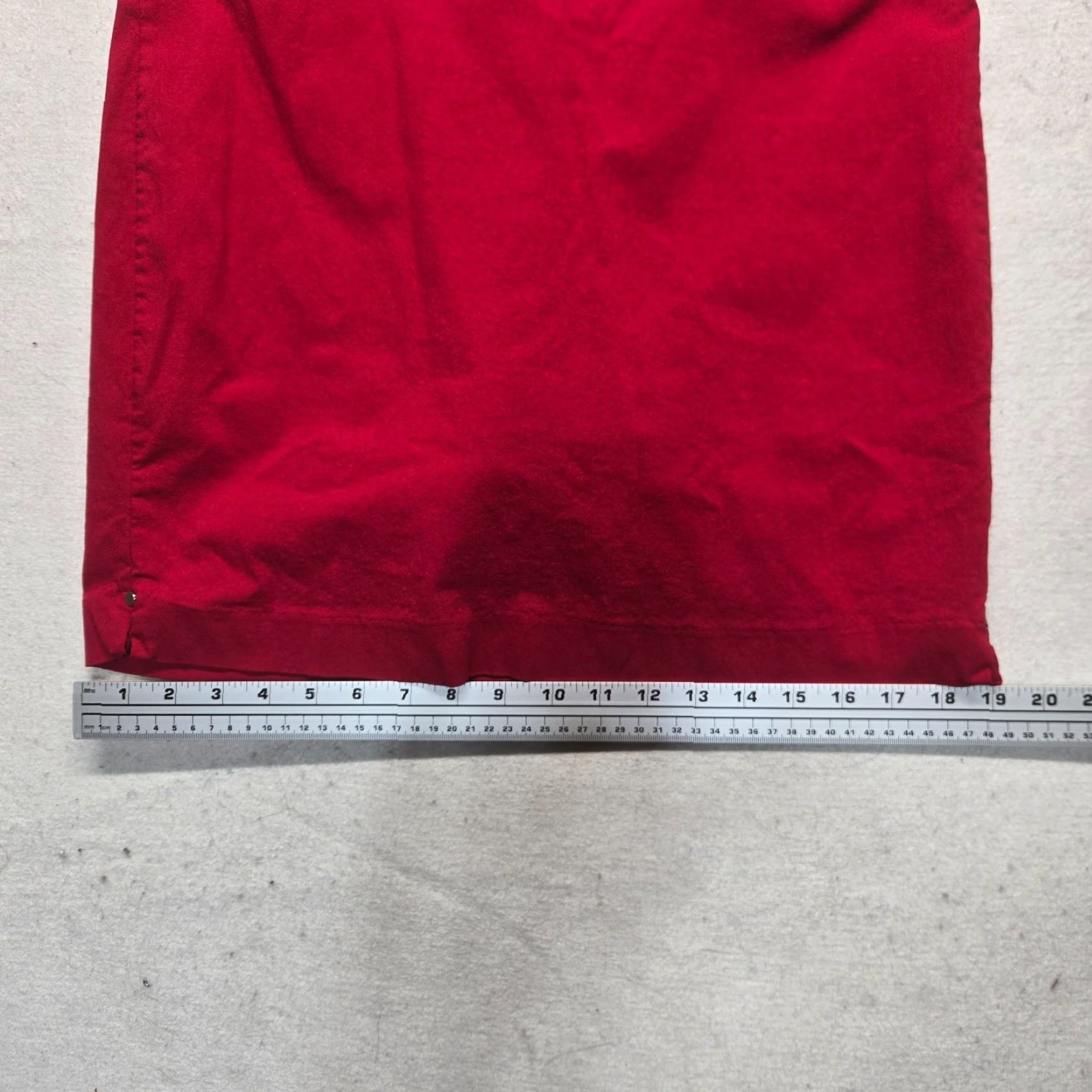 Vintage Kim Rogers Solid Red Midi Skirt Women’s Size 12 Adult Size 34" / US 12 / IT 48 - 5 Thumbnail