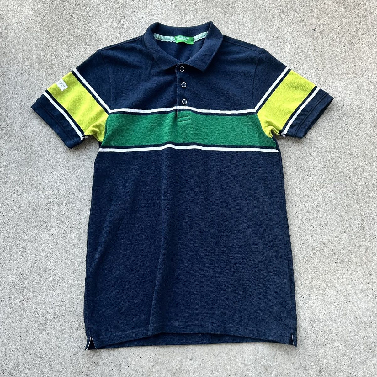 United Colors Of Benetton United Colors Of Benetton Polo Shirt Men Size Medium Striped Size US M / EU 48-50 / 2 - 1 Thumbnail