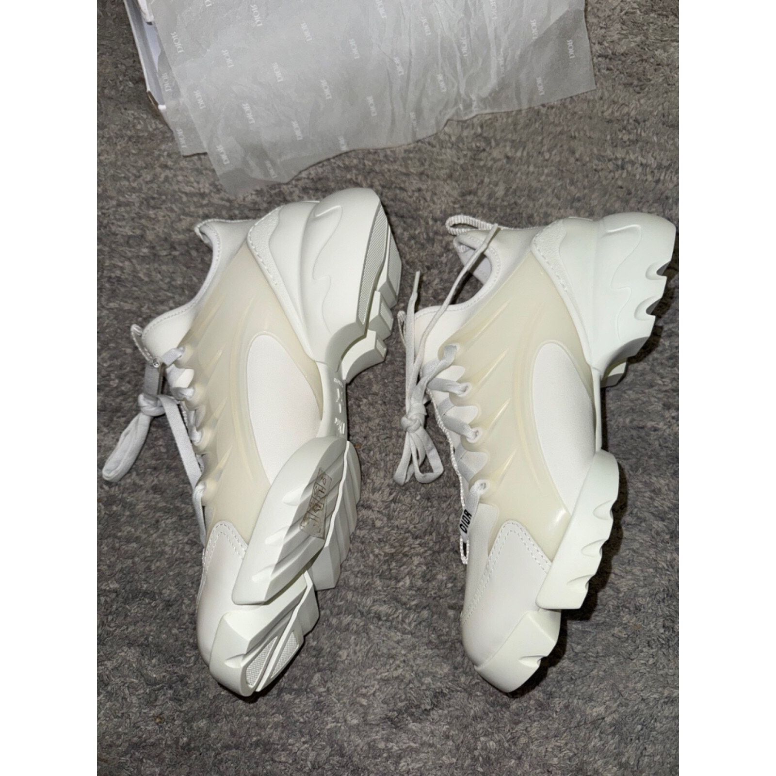 Dior Dior D-Connect Neoprene Logo Tie Flat Platform Sneaker 39 Size US 9 / IT 39 - 9 Thumbnail