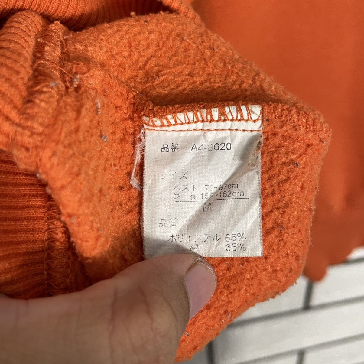 Japanese Brand Japanese Brand Triple Rund Angela Pullover Orange Hoodie Size US M / EU 48-50 / 2 - 14 Thumbnail