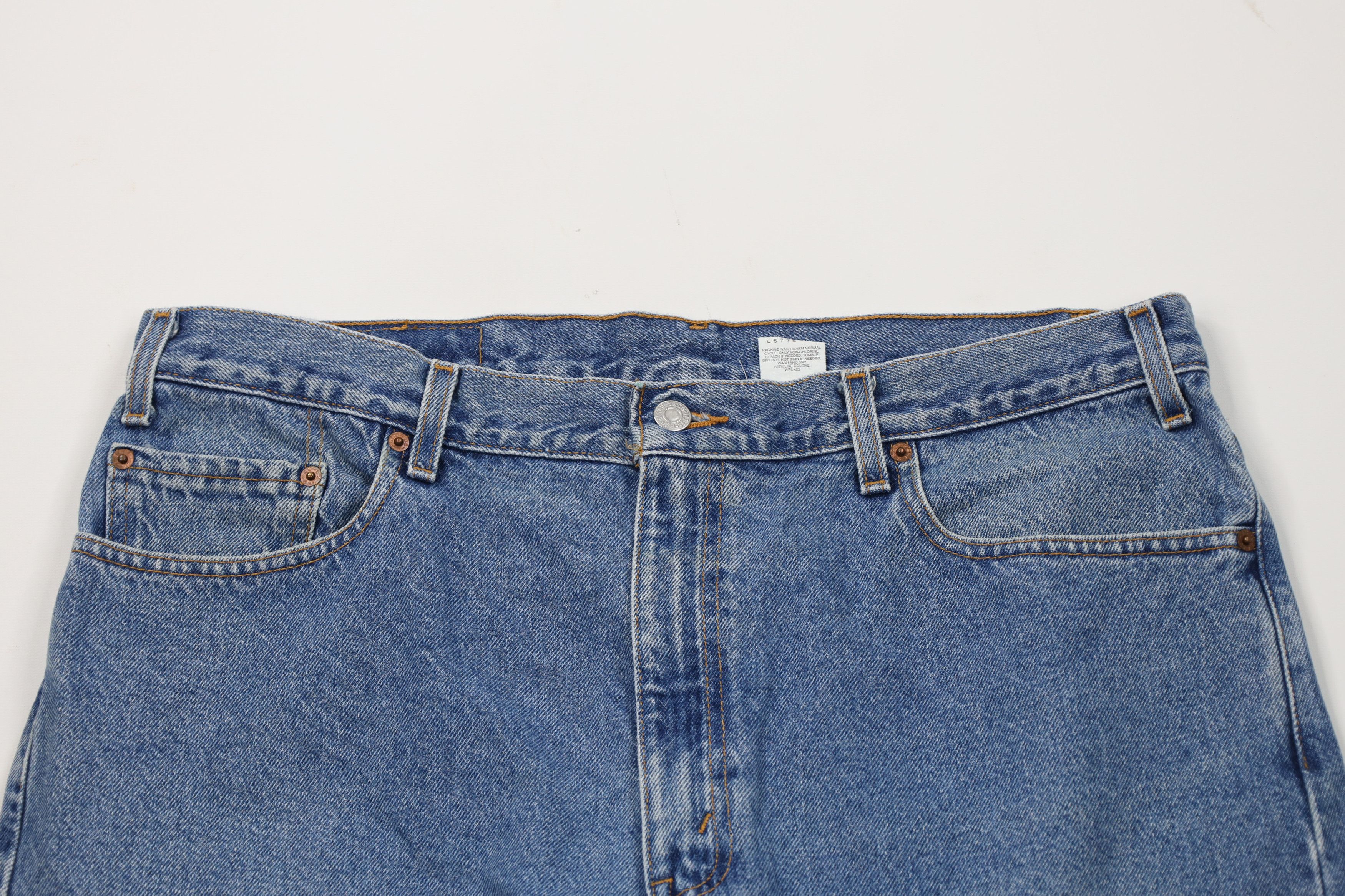 Levi's Vintage Y2K Levis 505 Regular Straight Leg Denim Jeans Size US 38 / EU 54 - 2 Thumbnail