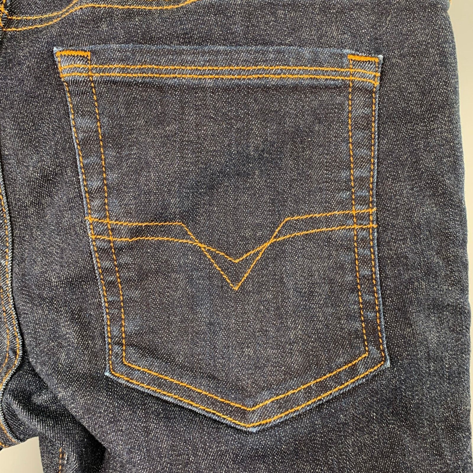 Diesel 30 Troxer Blue Contrast Stitch Cotton Blend Skinny Jeans Size US 30 / EU 46 - 4 Thumbnail