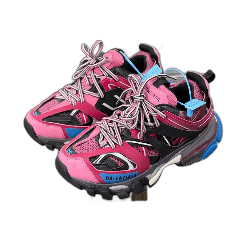 Balenciaga Balenciaga Track Sneakers in Blue and Pink Size US 6 / IT 36 - 1 Thumbnail