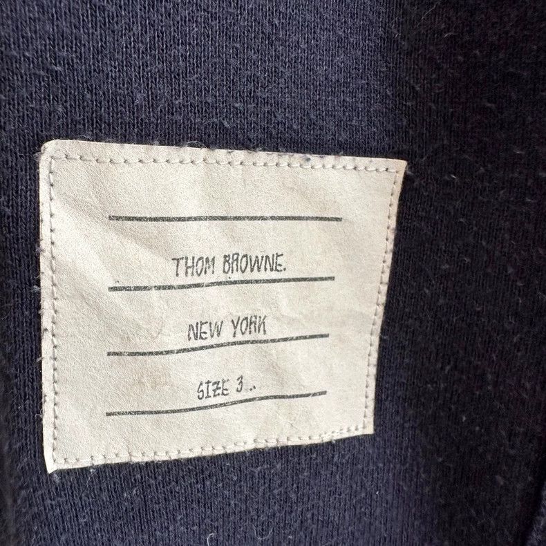Thom Browne Thom Browne Blue navy hoodie Size US L / EU 52-54 / 3 - 3 Thumbnail