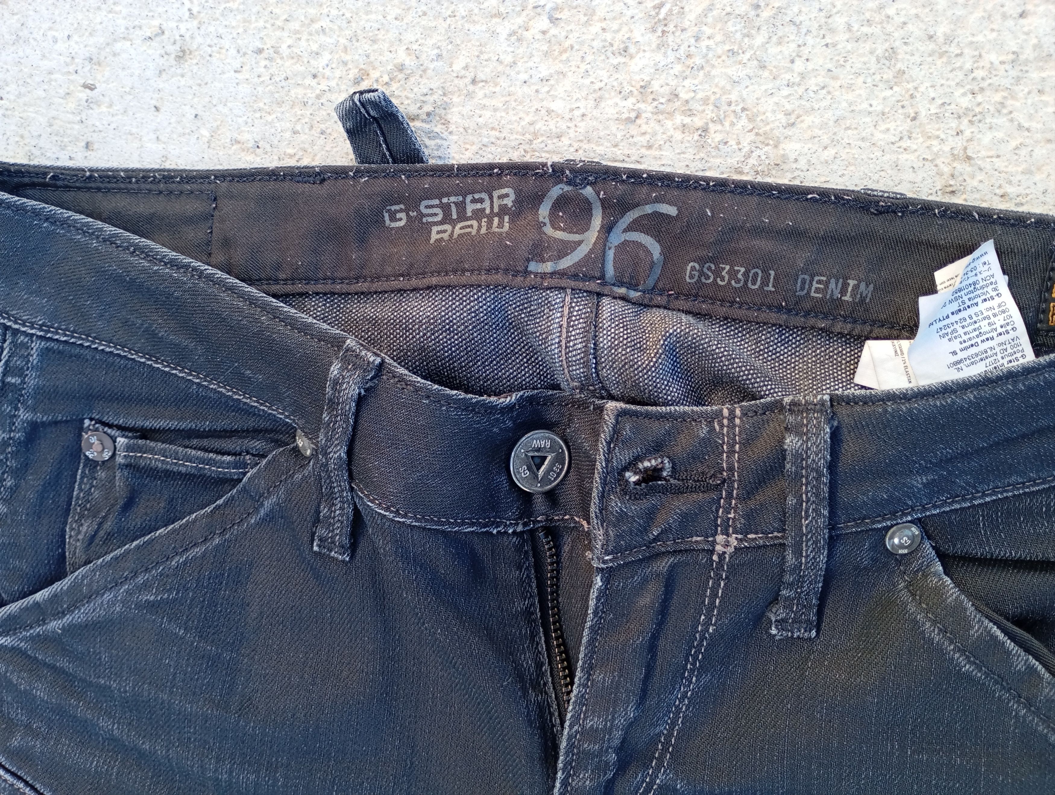 G-Star GStar Raw 5620 Elwood Heritage Embro Tapered Pants Carhartt Size US 27 - 11 Thumbnail
