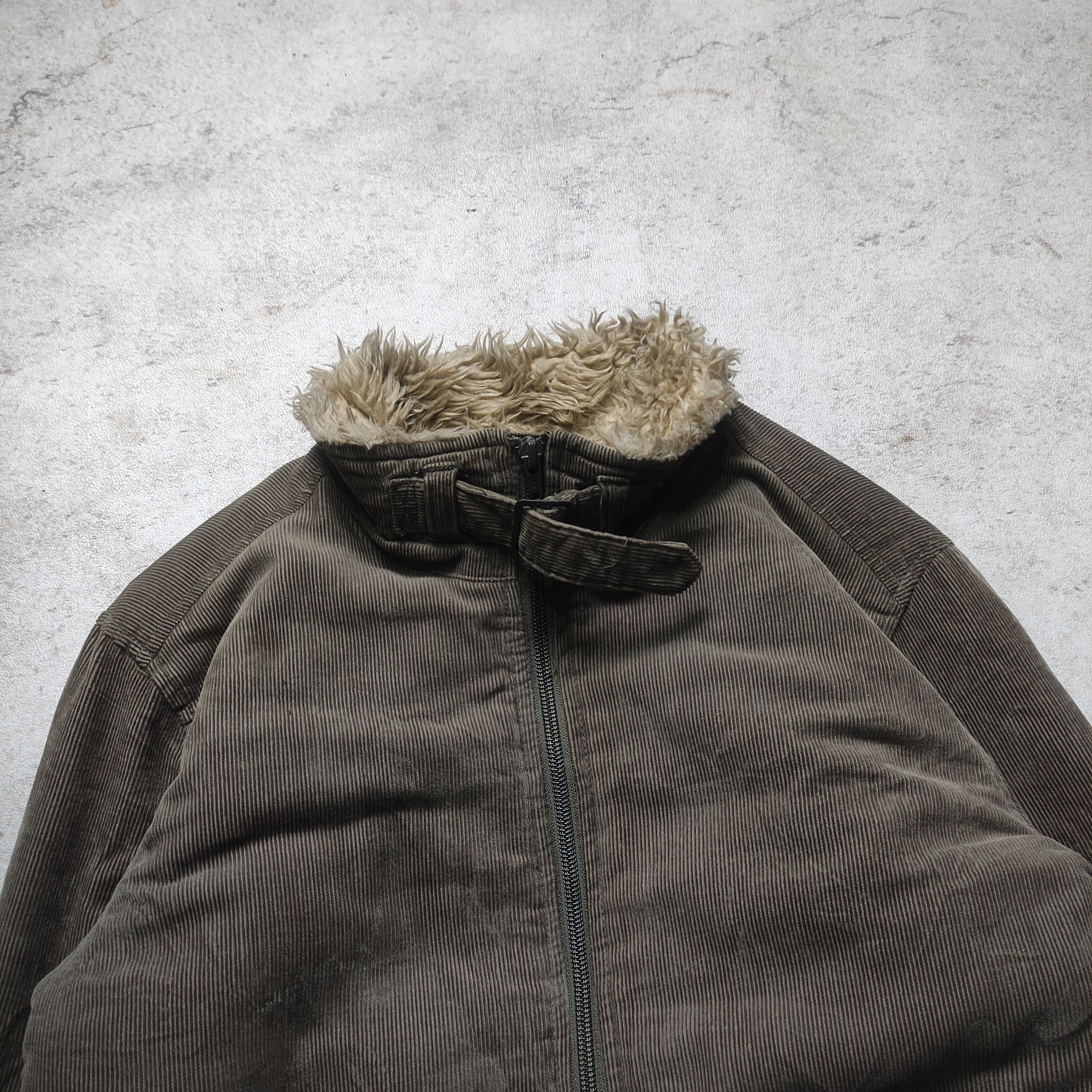 Japanese Brand Vkei Corduroy Fur Jacket Style Tornado Mart Size US S / EU 44-46 / 1 - 8 Thumbnail