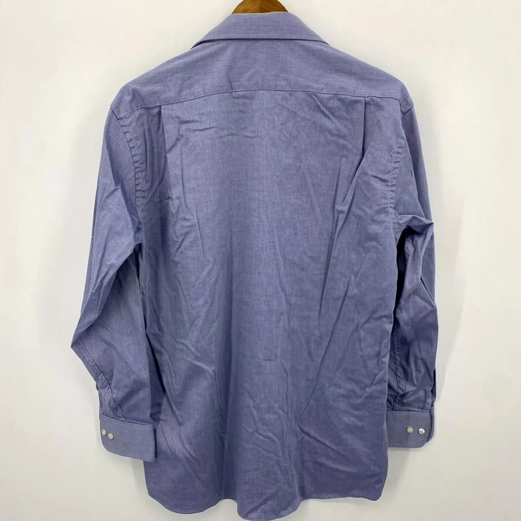 Tommy Hilfiger Tommy Hilfiger Long Sleeve Button Shirt Mens Size M Blue Regular Fit Stretch Size US M / EU 48-50 / 2 - 6 Thumbnail