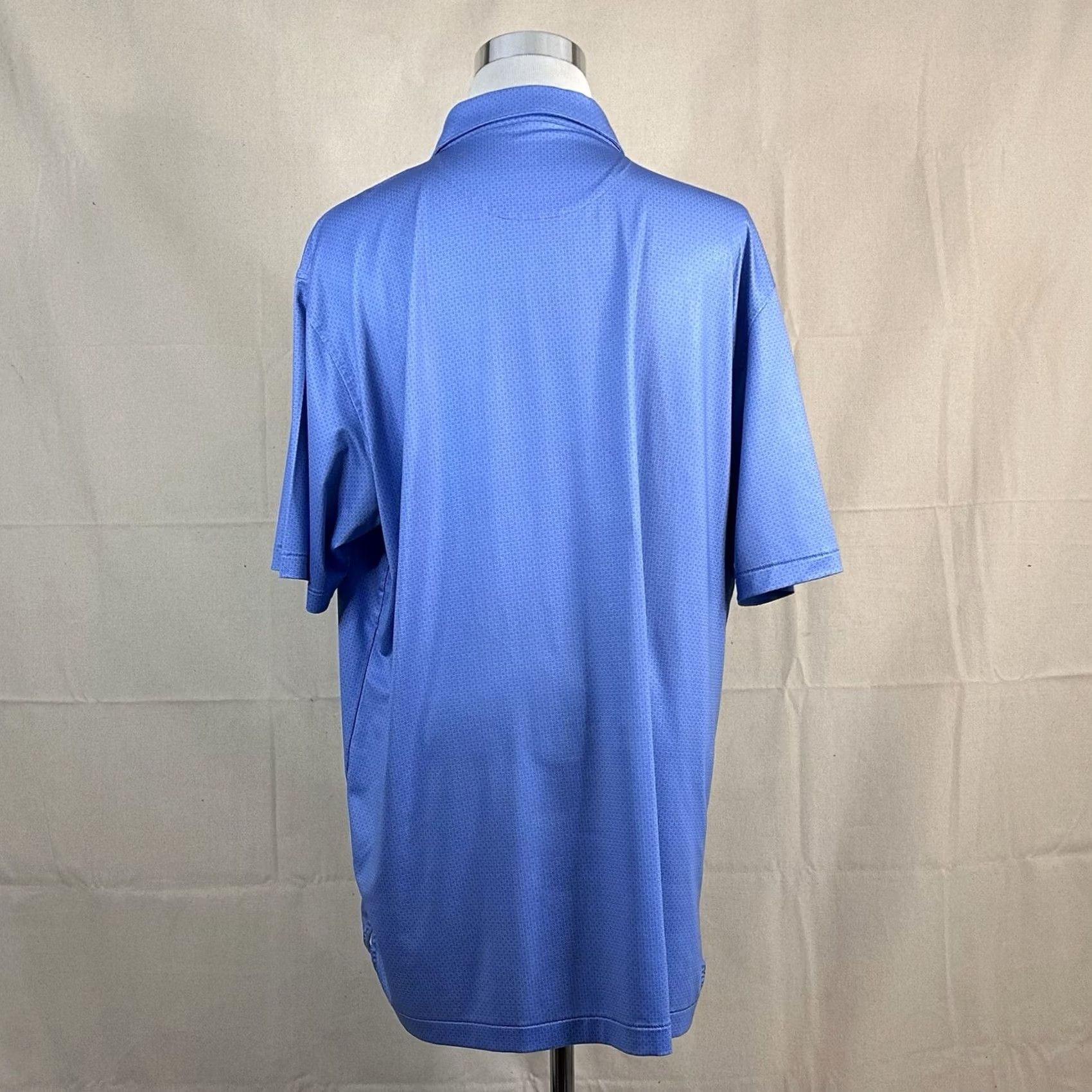 Peter Millar Peter Millar Polo Shirt 2XL Summer Comfort Golf AOP Allover Print Blue Floral Shirt Mens Size US XXL / EU 58 / 5 - 5 Thumbnail