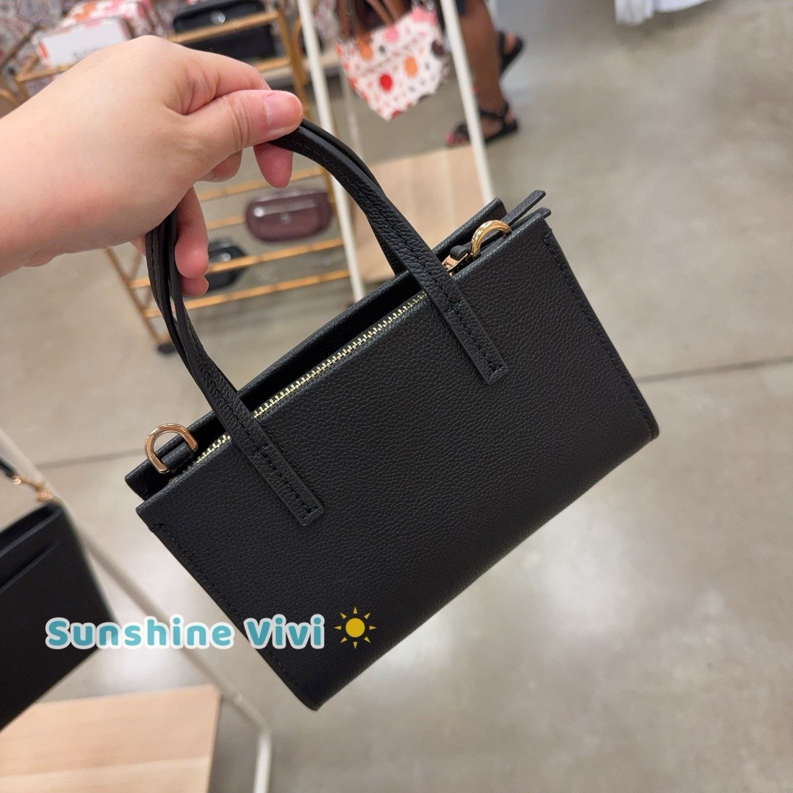 Tory Burch NWT Tory Burch Blake Mini Tote 175949 Crossbody Black Size ONE SIZE - 3 Thumbnail