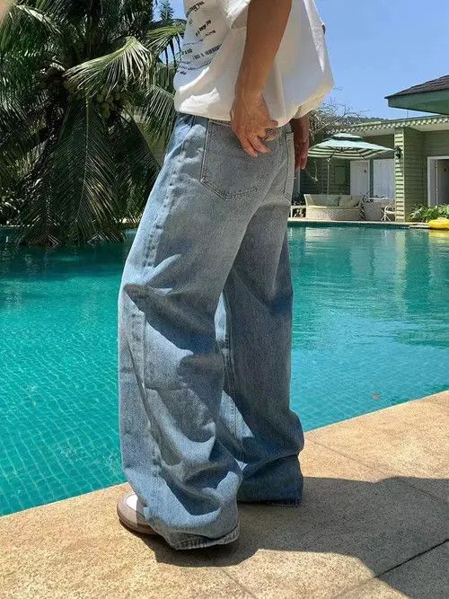 Japanese Brand Mashiko x Miura Vintage Casual Loose Jeans Size US 32 / EU 48 - 3 Thumbnail