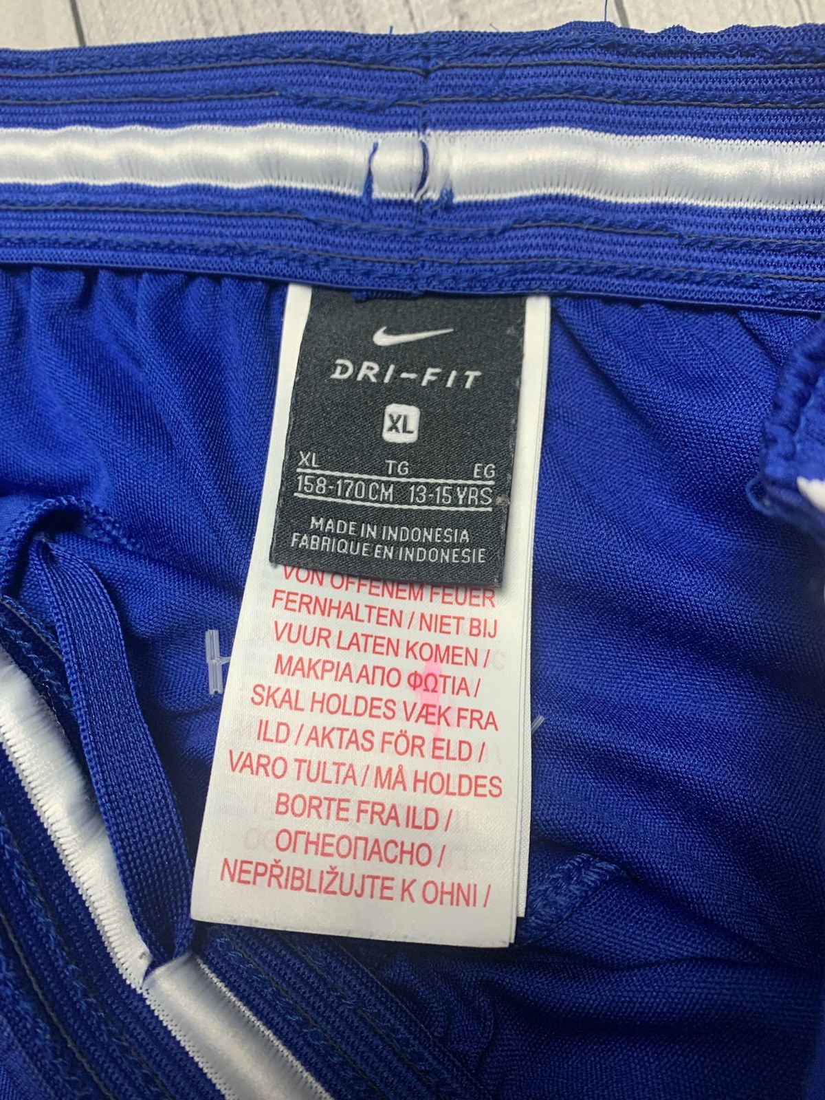 Chelsea Soccer × Nike Vintage Nike Chelsea soccer joggers training blue Size US 29 - 3 Thumbnail