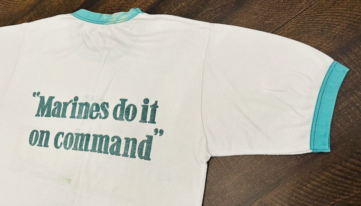 Other Vintage 70’s Marine’s Okinawa Ringer Men’s T-Shirt-Sm/Med Size US M / EU 48-50 / 2 - 12 Thumbnail