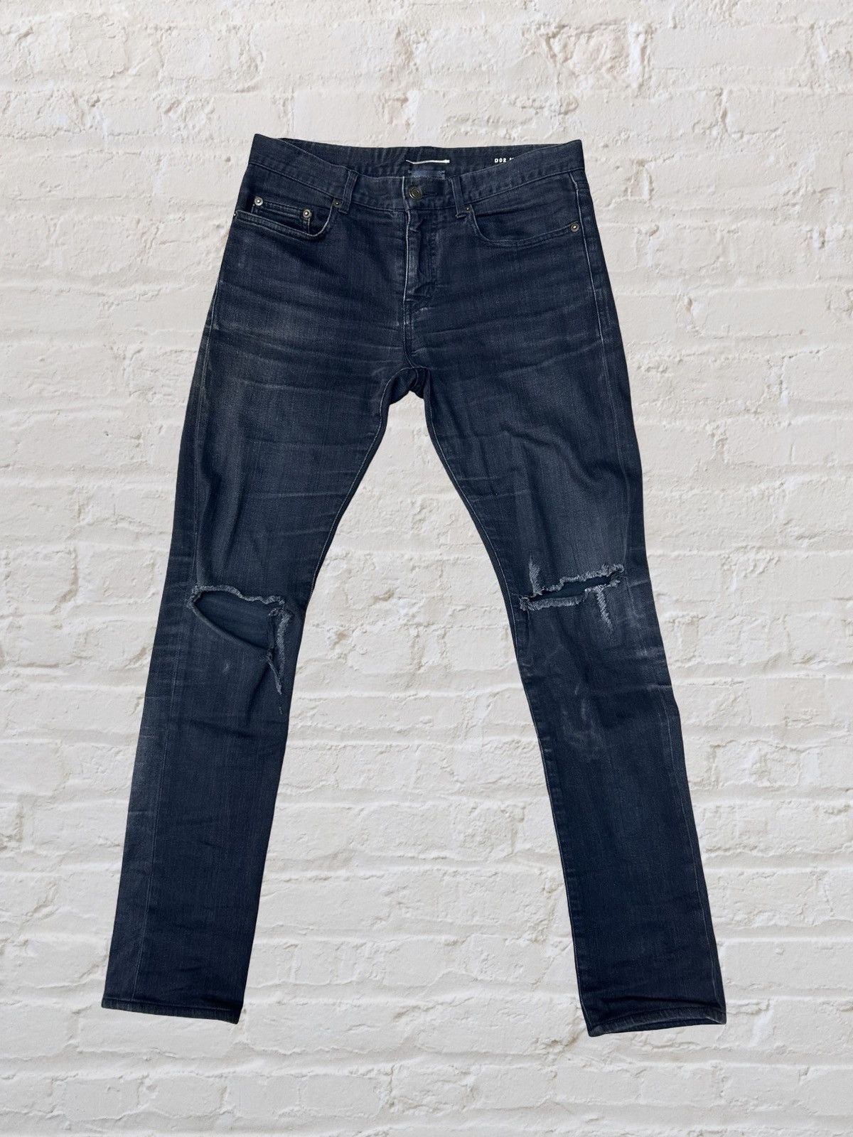 Saint Laurent Paris Saint Laurent Paris 2014AW Hedi Slimane Skinny Denim Size US 29 - 1 Thumbnail