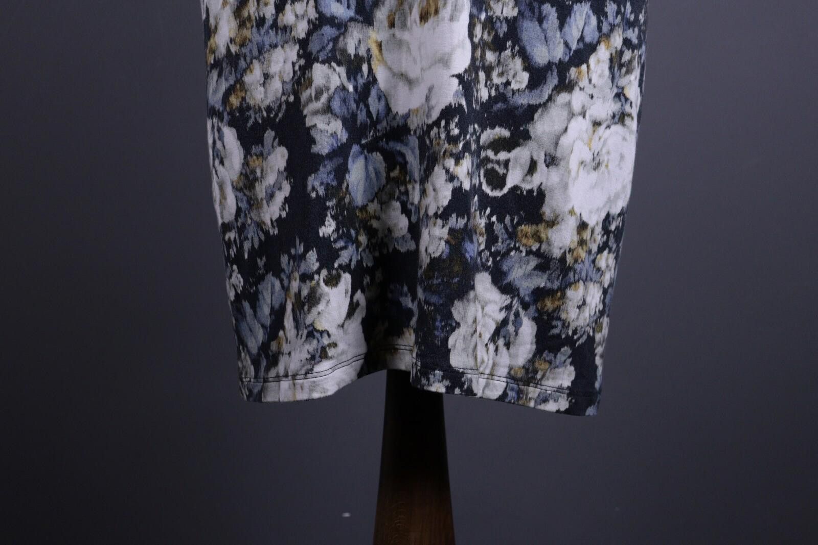 Designer Elise Gug Multicolor Floral Long Sleeve Sheath Dress Size 38 Size M / US 6-8 / IT 42-44 - 3 Thumbnail