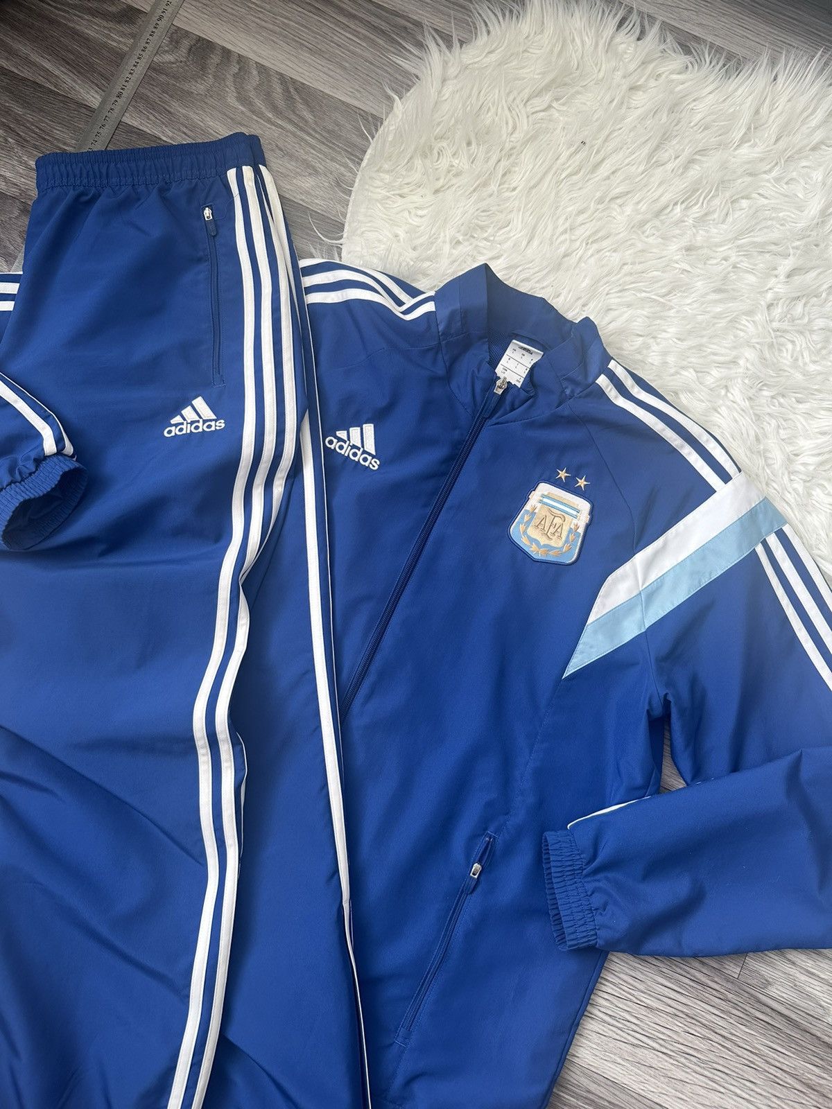 Adidas Adidas Argentina Vintage 2013-2014 Tracksuit hype y2k size L Size US L / EU 52-54 / 3 - 2 Thumbnail