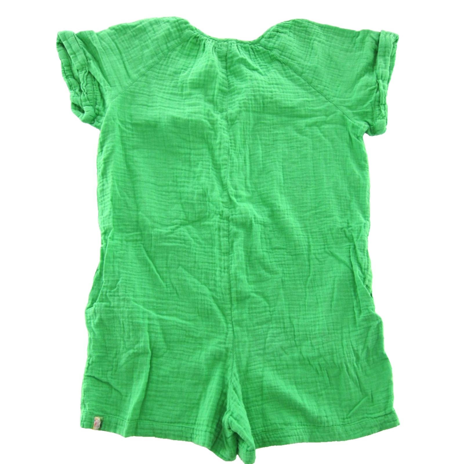 Tommy Bahama Tommy Bahama Green Cotton Gauze Short Sleeve Pocket Shorts Romper Jumpsuit M Size 32" / US 10 / IT 46 - 2 Thumbnail