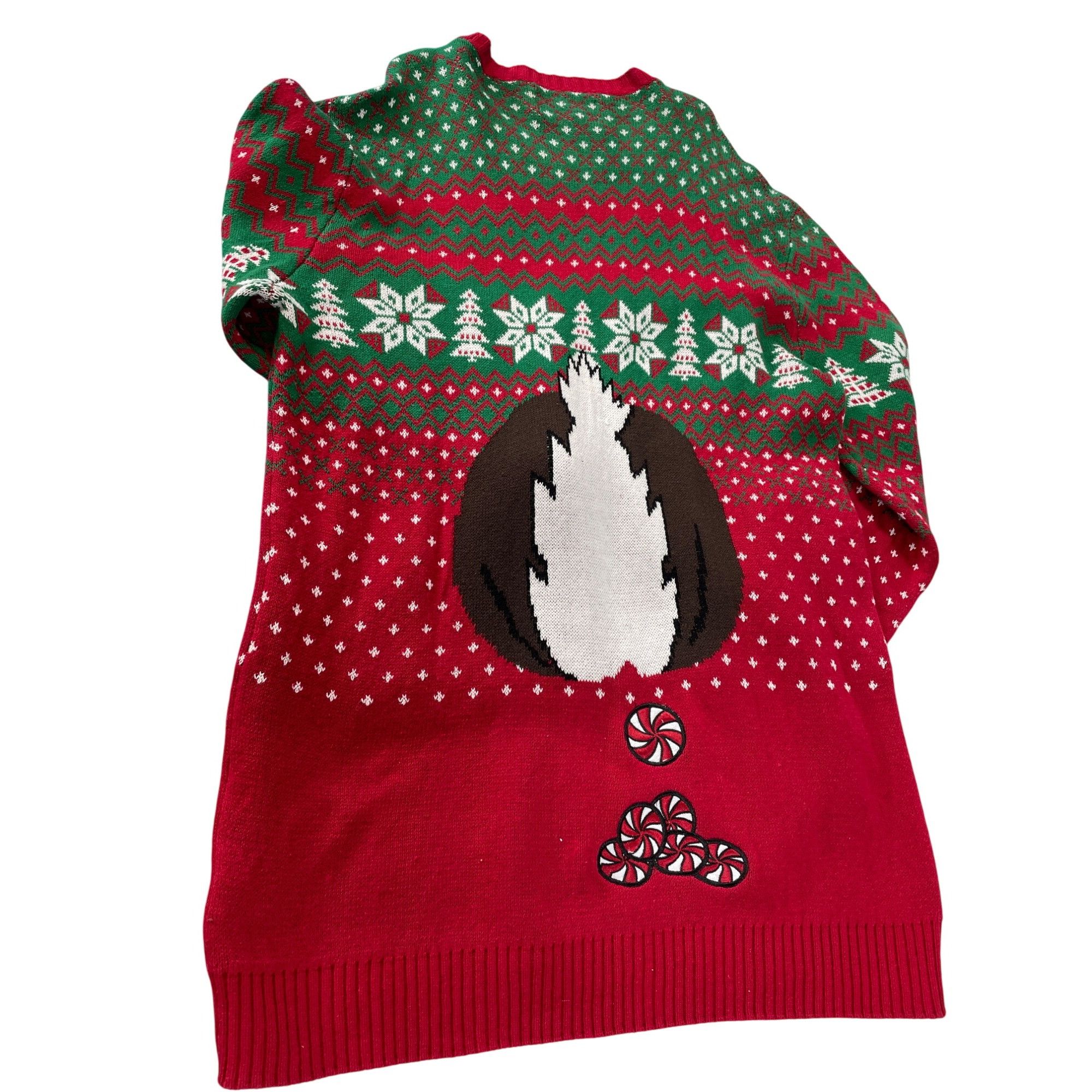 Other Ugly Christmas Sweater Unisex Cayenne Green Reindeer Size XX Size US XXL / EU 58 / 5 - 10 Thumbnail