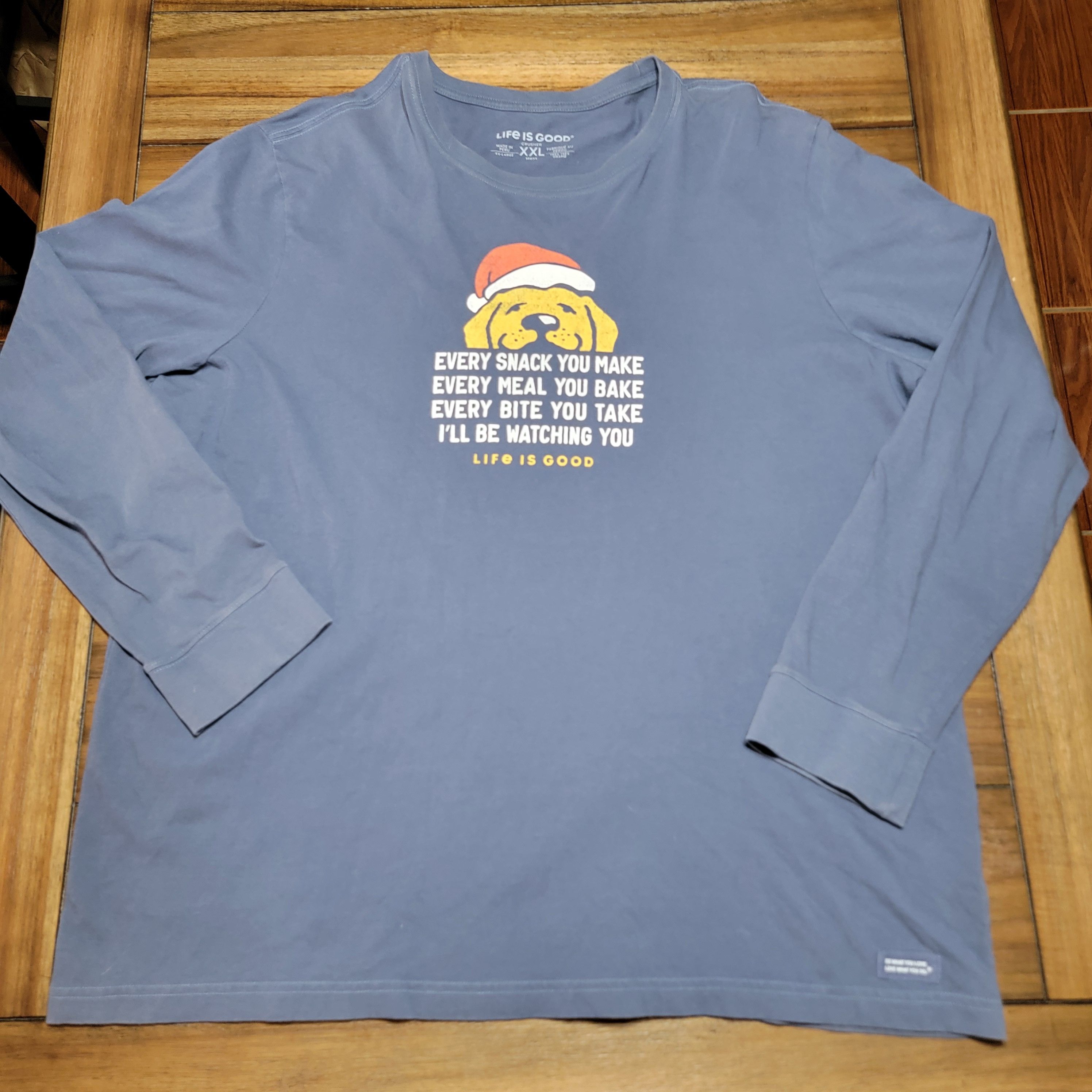 Life is Good Life Is Good LS Tee Dog "...I'll Be Watching You" - XXL Size US XXL / EU 58 / 5 - 1 Thumbnail